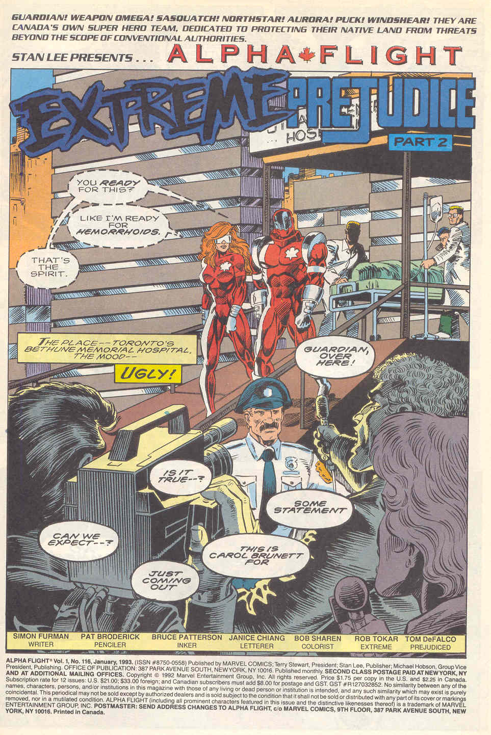 Read online Alpha Flight (1983) comic -  Issue #116 - 2