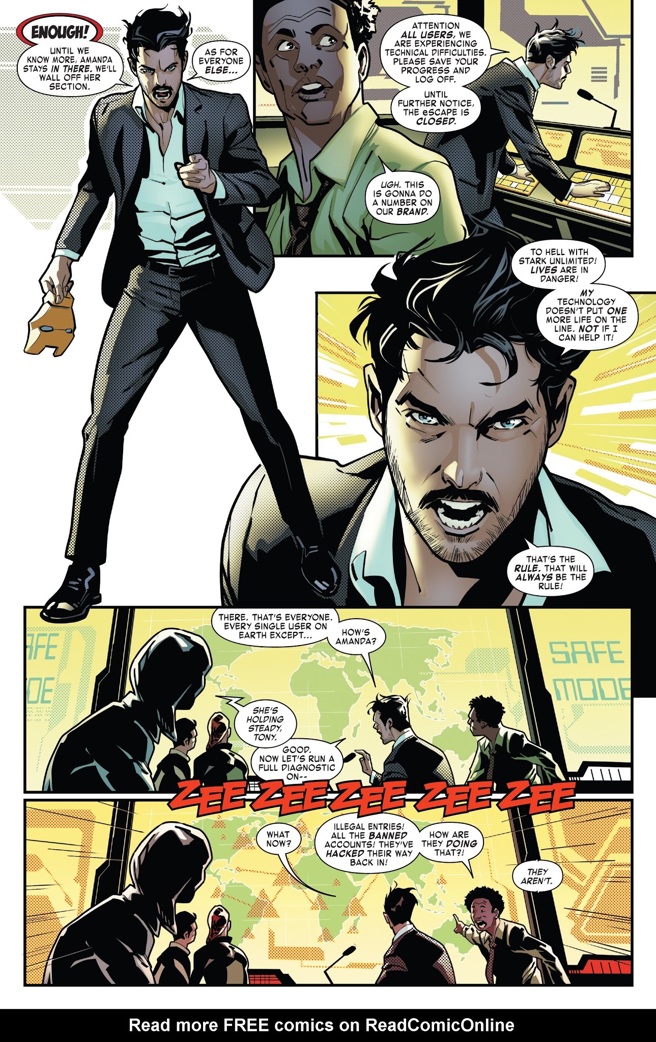 Read online Tony Stark: Iron Man comic -  Issue #7 - 12