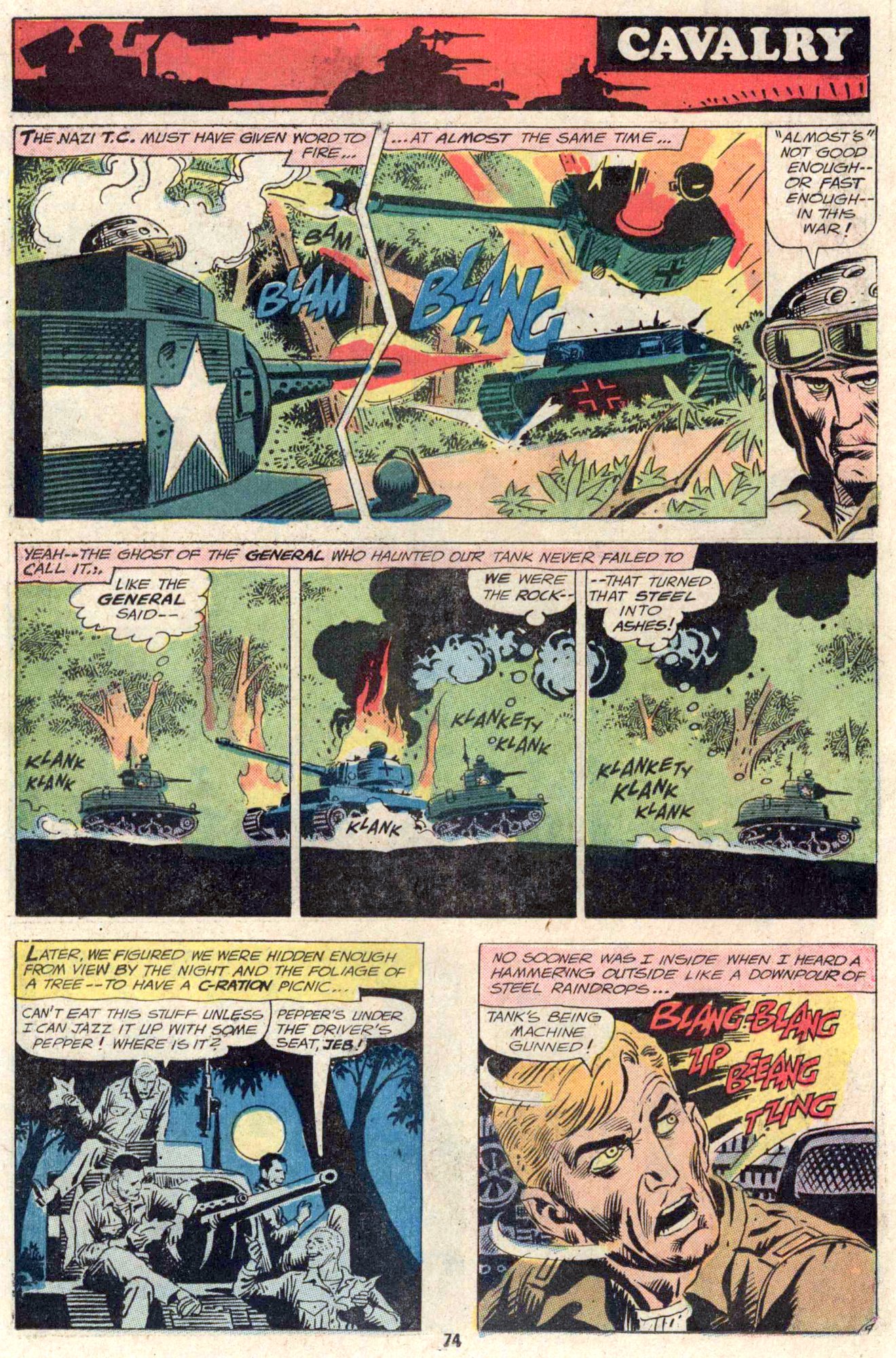 Read online Our Army at War (1952) comic -  Issue #242 - 74