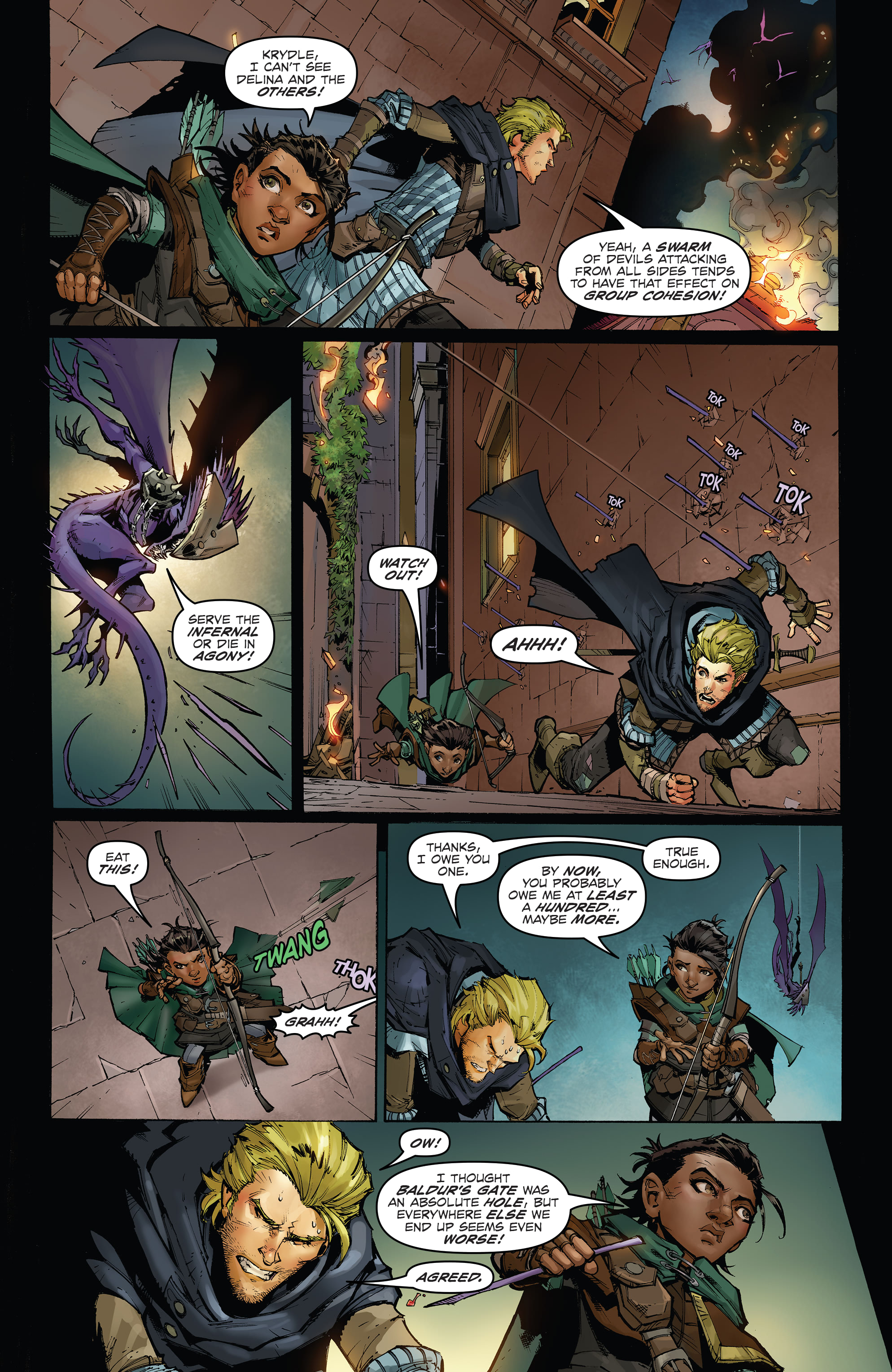 Read online Dungeons & Dragons: Infernal Tides comic -  Issue #3 - 8