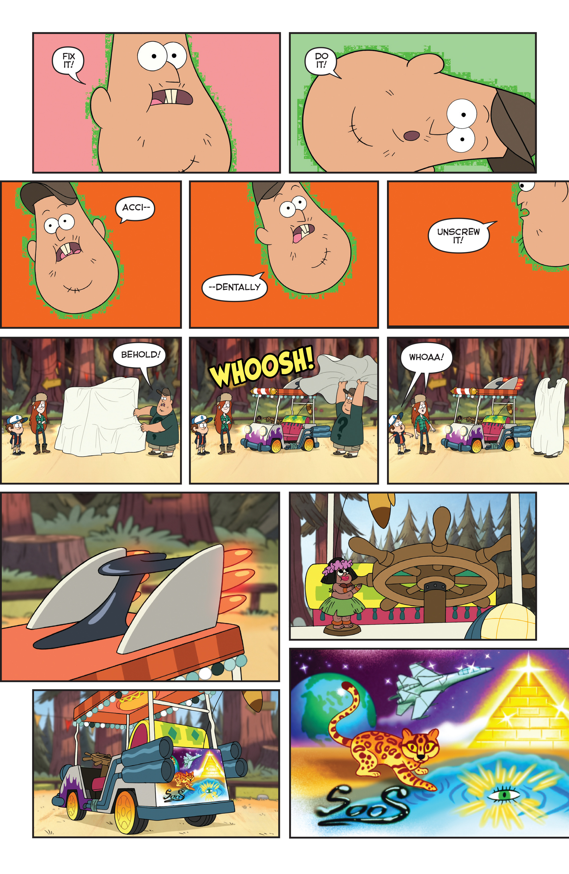 Read online Disney Gravity Falls Shorts Cinestory Comic comic -  Issue #2 - 27