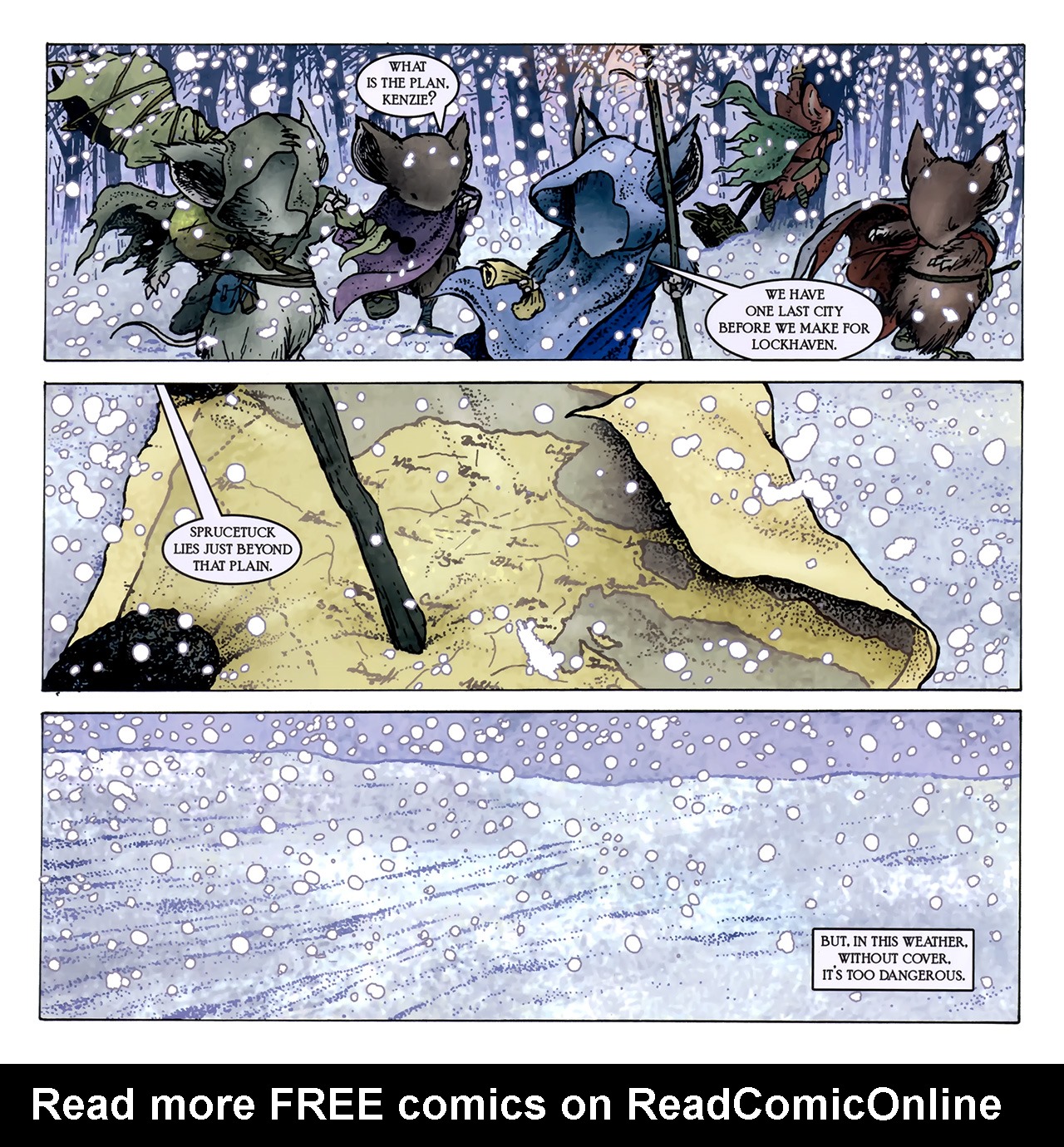 Read online Mouse Guard: Winter 1152 comic -  Issue #1 - 4