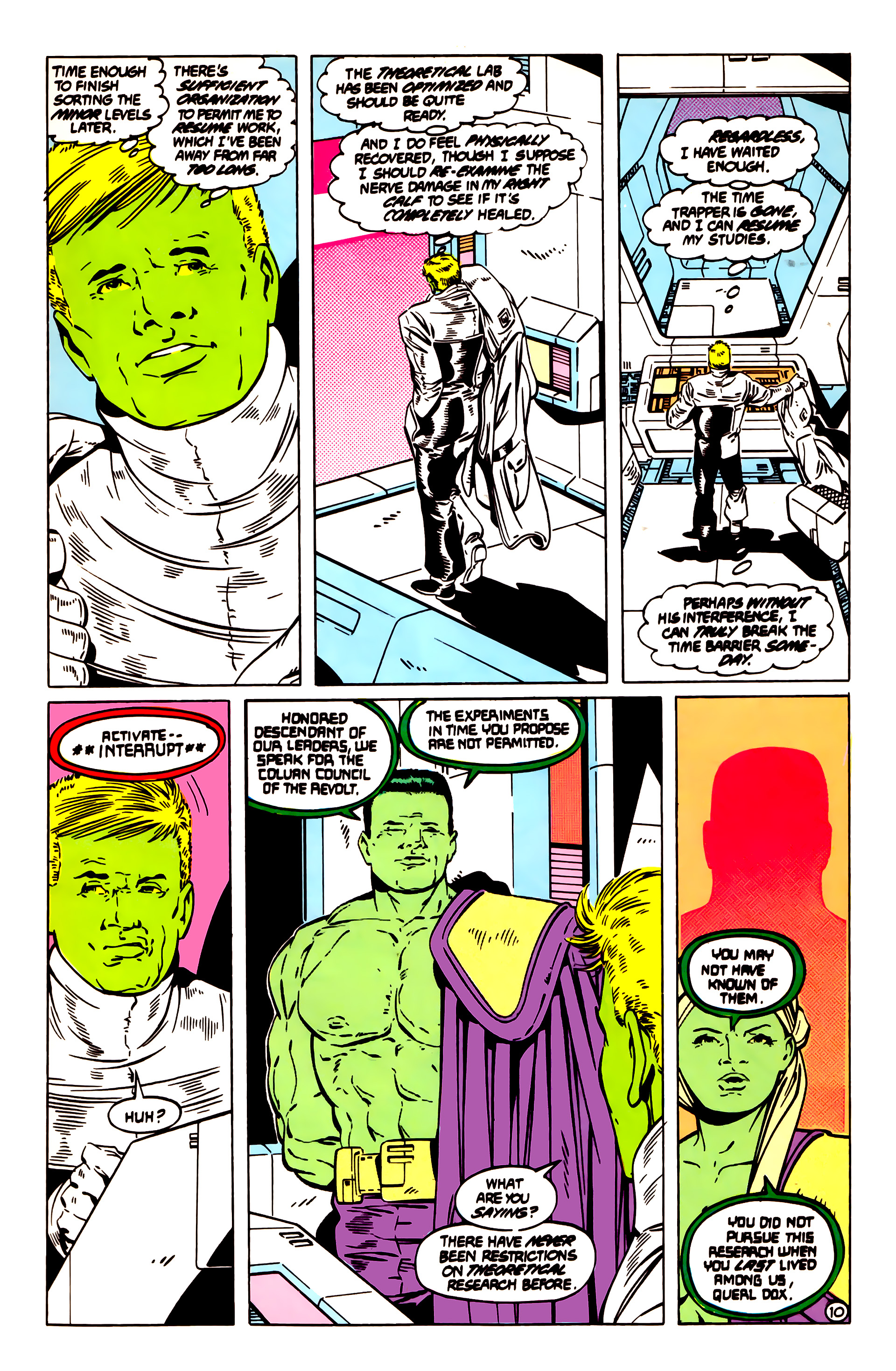 Read online Legion of Super-Heroes (1984) comic -  Issue #55 - 11