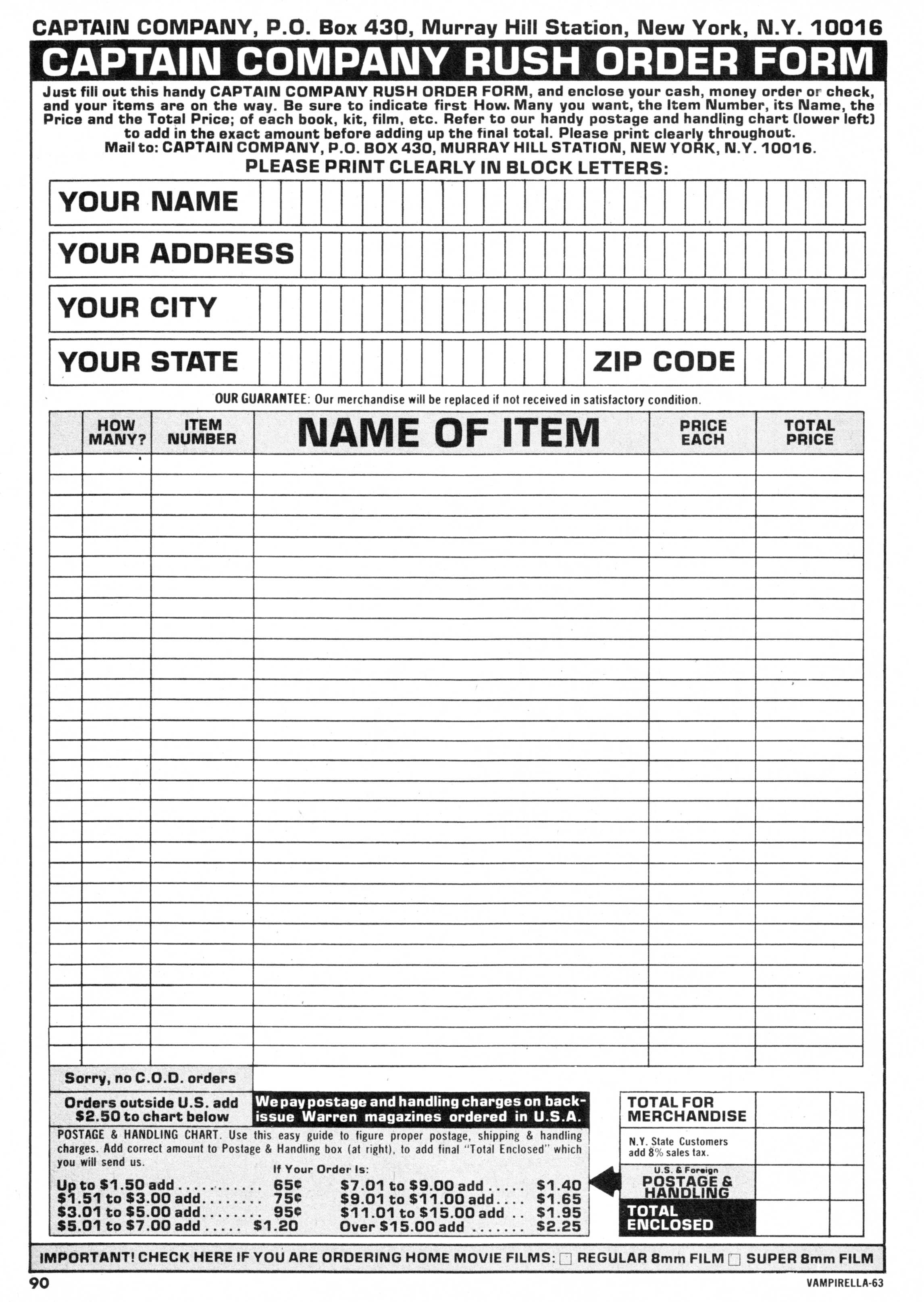 Read online Vampirella (1969) comic -  Issue #63 - 90