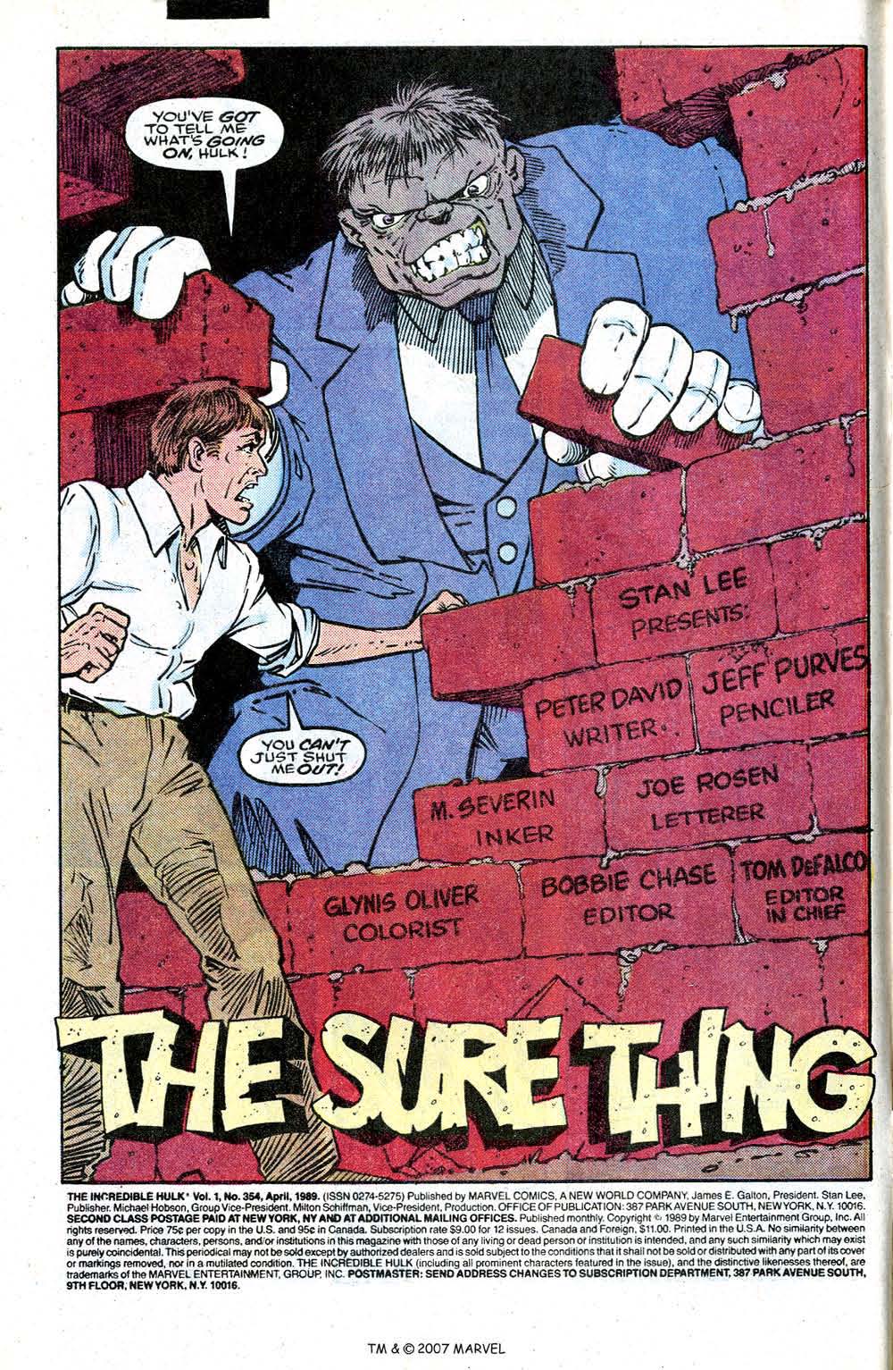 Read online The Incredible Hulk (1968) comic -  Issue #354 - 4