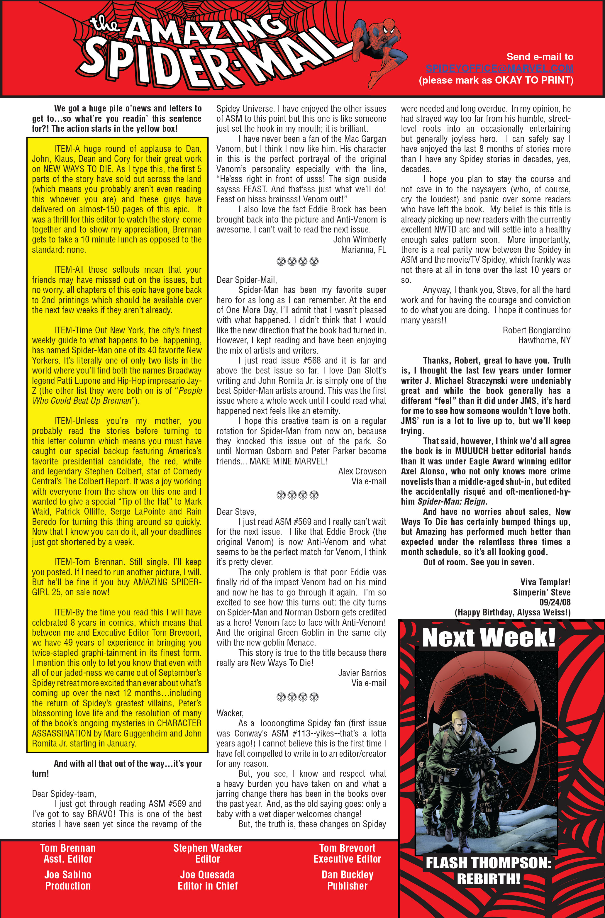 Read online The Amazing Spider-Man (1963) comic -  Issue #573 - 38