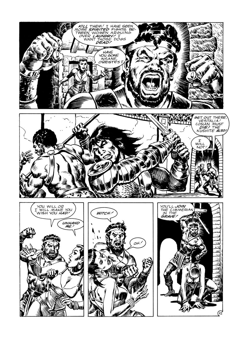 Read online The Savage Sword Of Conan comic -  Issue #146 - 46