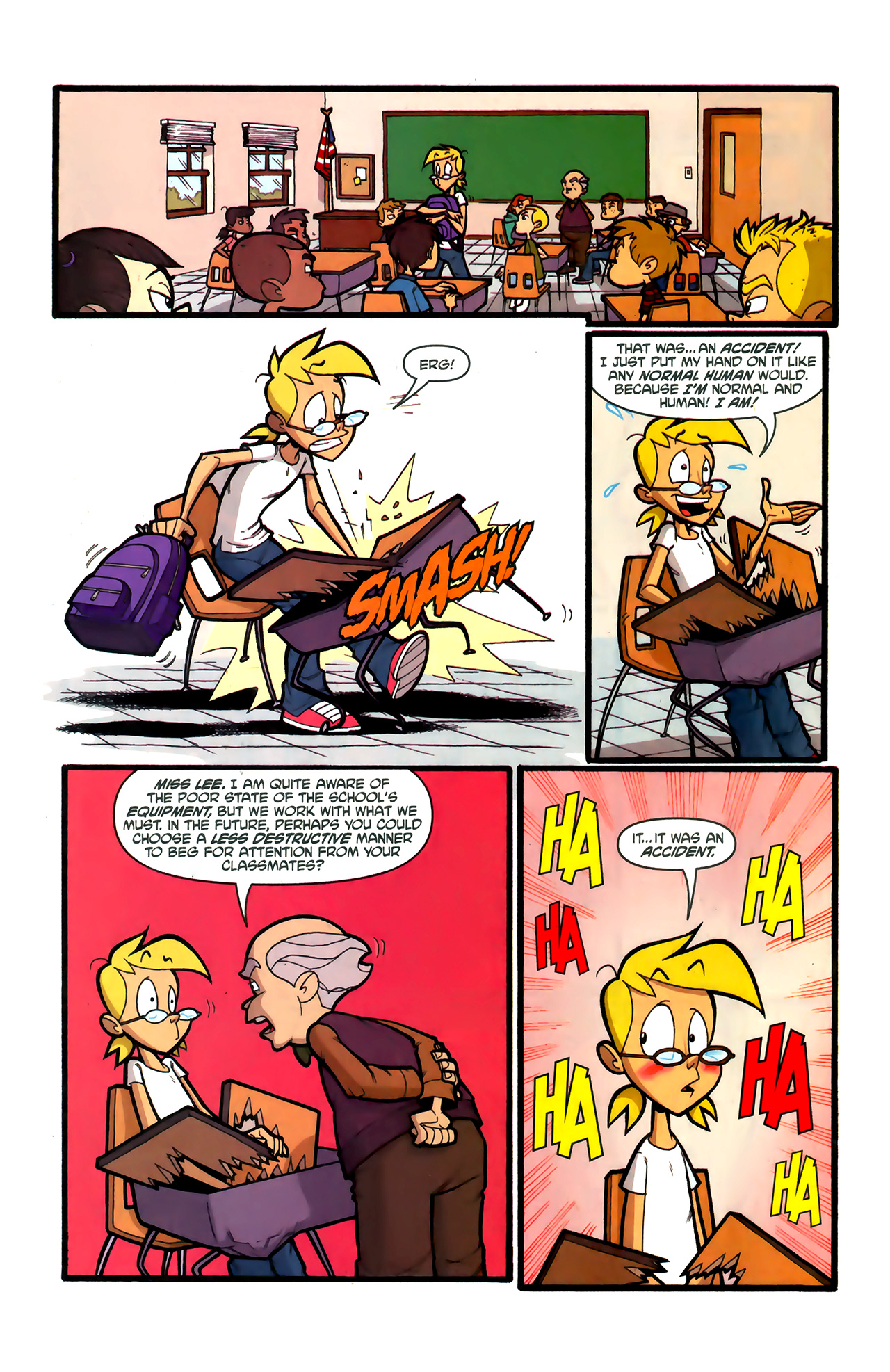 Read online Supergirl: Cosmic Adventures in the 8th Grade comic -  Issue #1 - 13