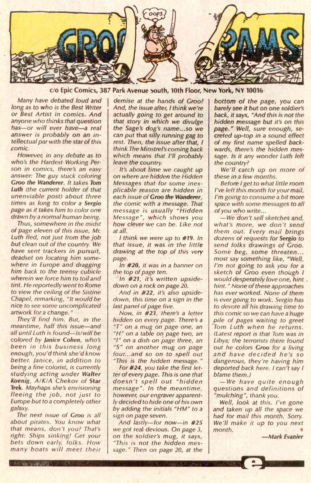 Read online Sergio Aragonés Groo the Wanderer comic -  Issue #32 - 23