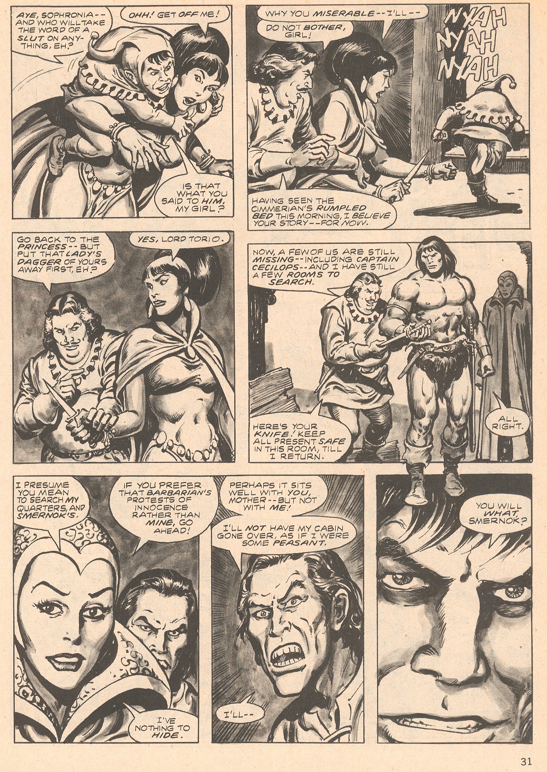 Read online The Savage Sword Of Conan comic -  Issue #66 - 31