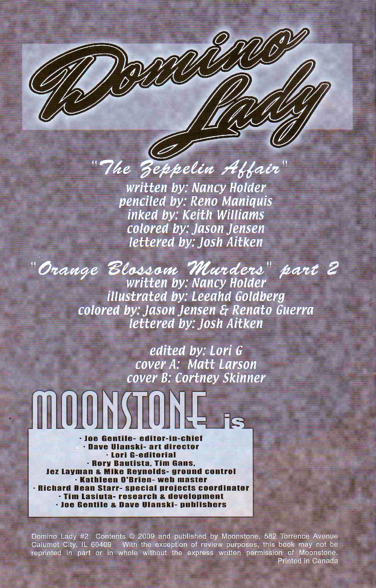 Read online Domino Lady comic -  Issue #2 - 2