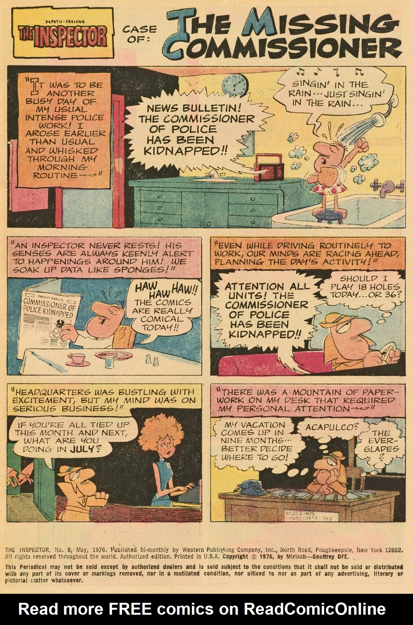 Read online The Inspector (1974) comic -  Issue #9 - 3