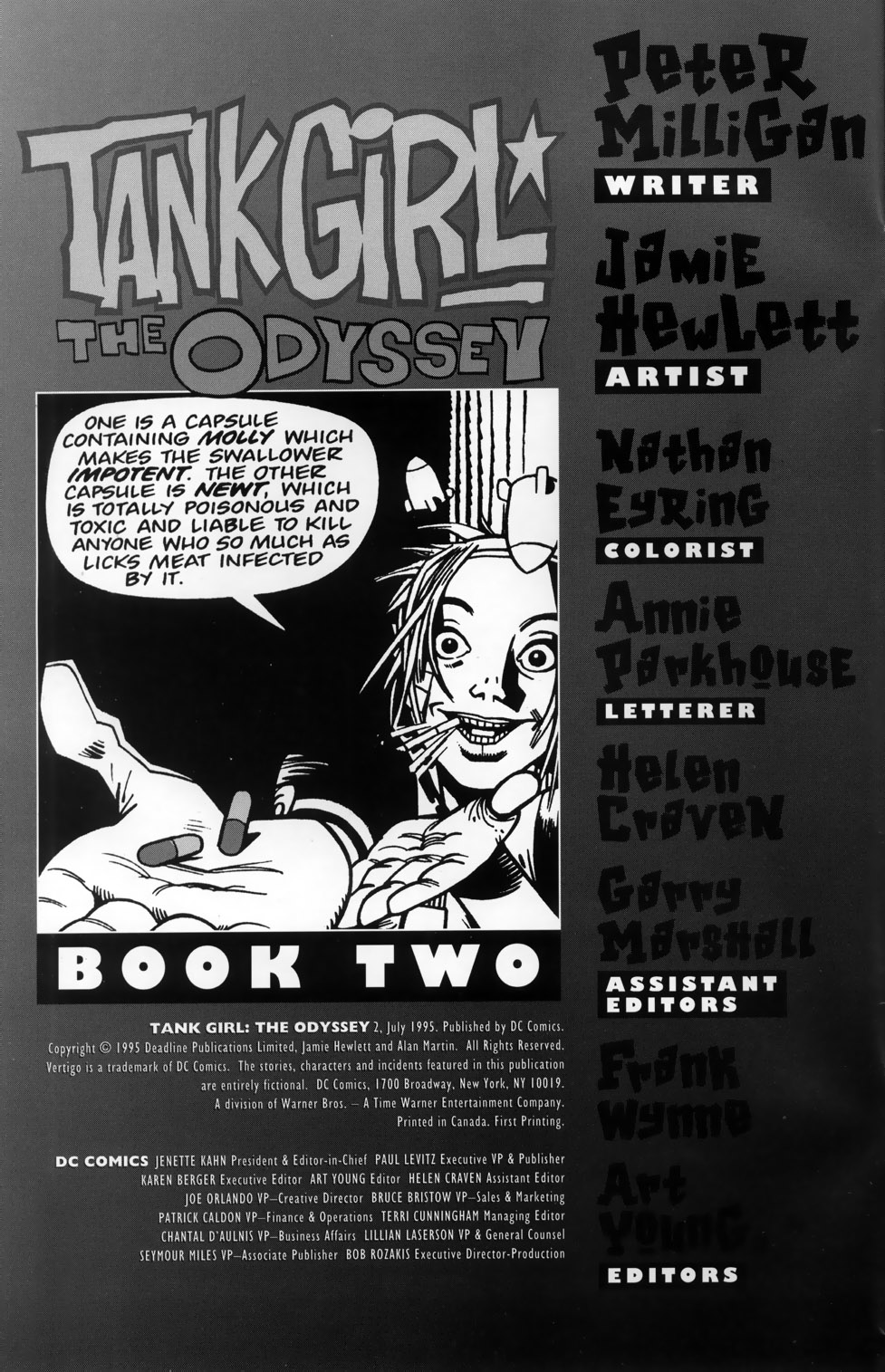 Read online Tank Girl: The Odyssey comic -  Issue #2 - 2