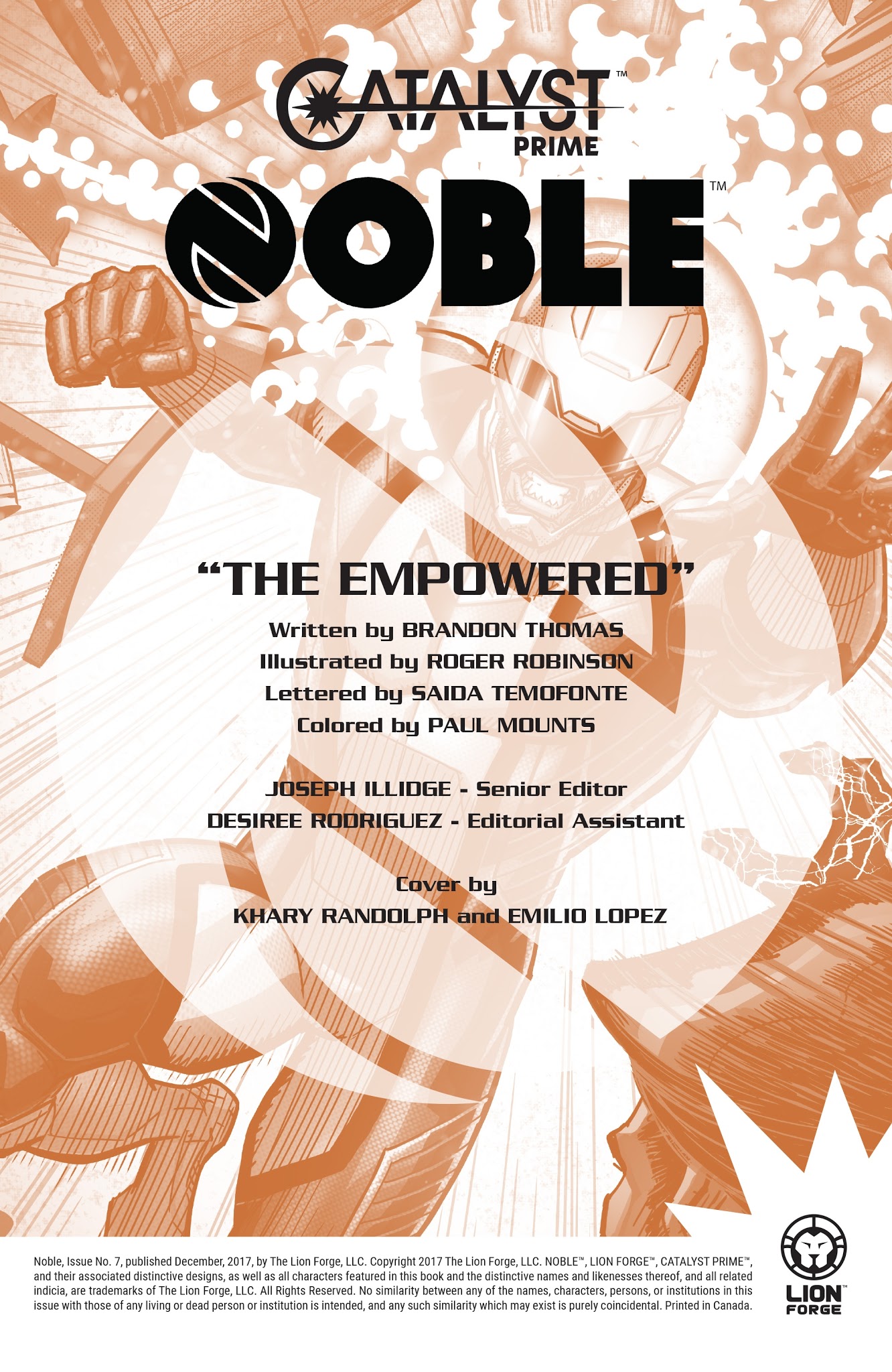 Read online Noble comic -  Issue #7 - 2