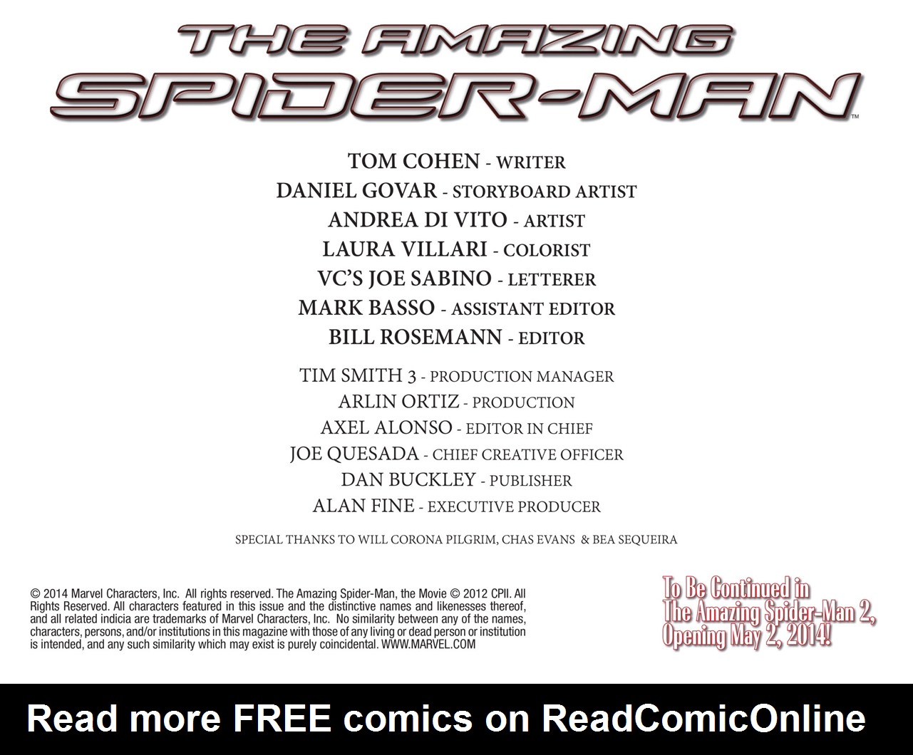 Read online The Amazing Spider-Man: Cinematic comic -  Issue # Full - 78