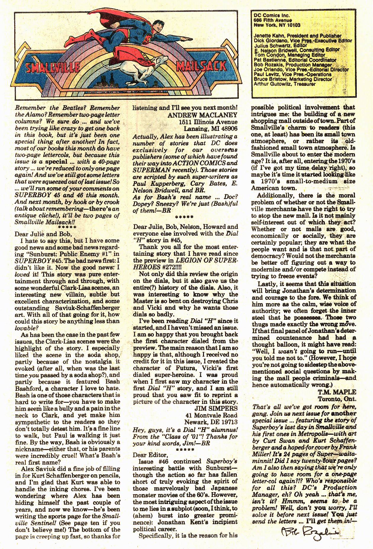 Read online The New Adventures of Superboy comic -  Issue #50 - 42