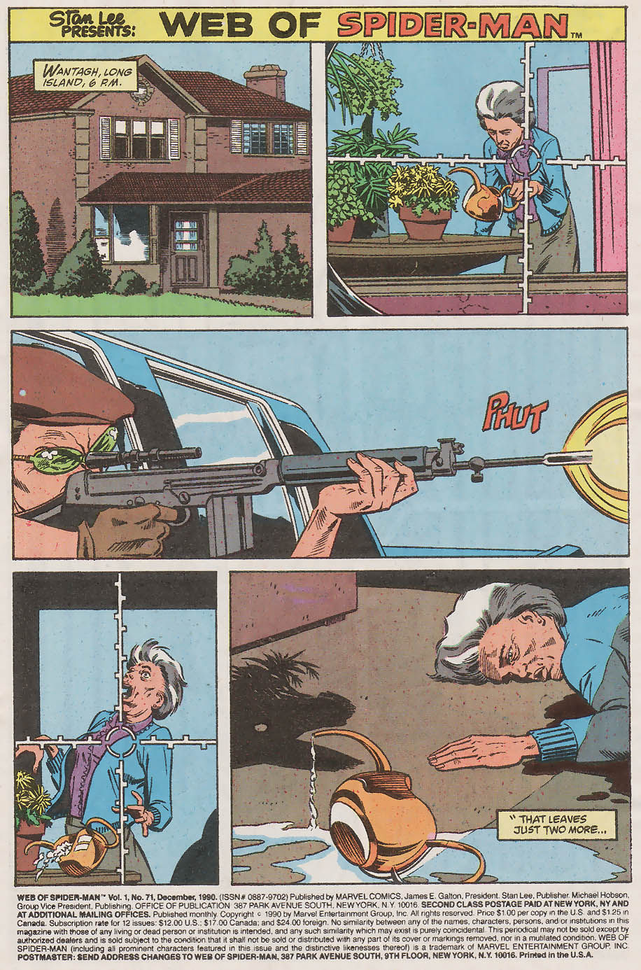 Read online Web of Spider-Man (1985) comic -  Issue #71 - 2