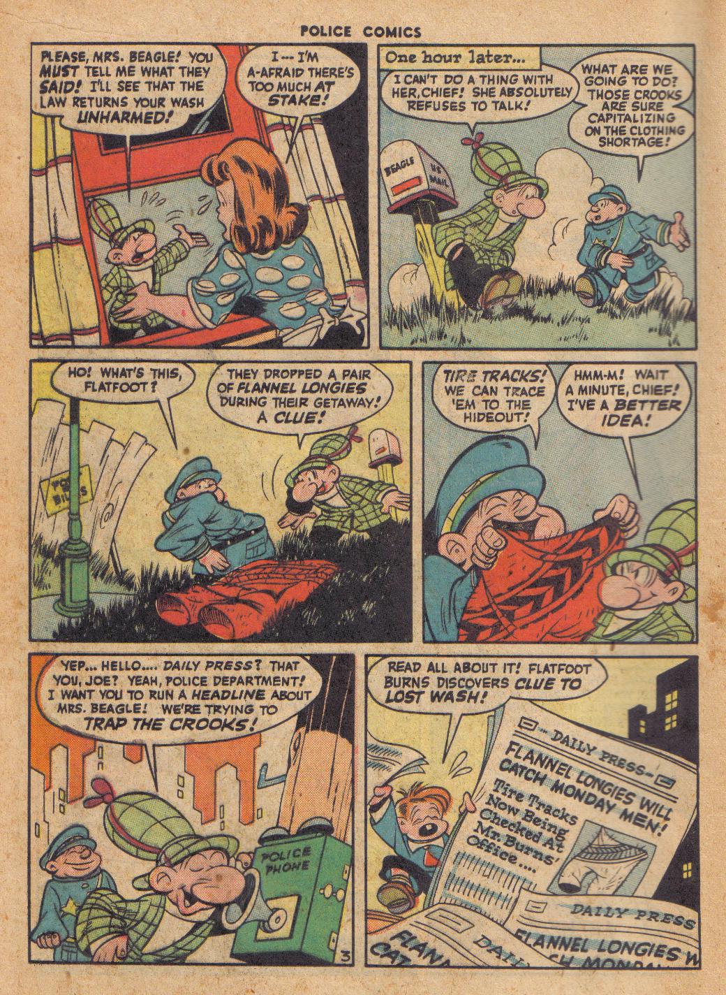 Read online Police Comics comic -  Issue #58 - 20