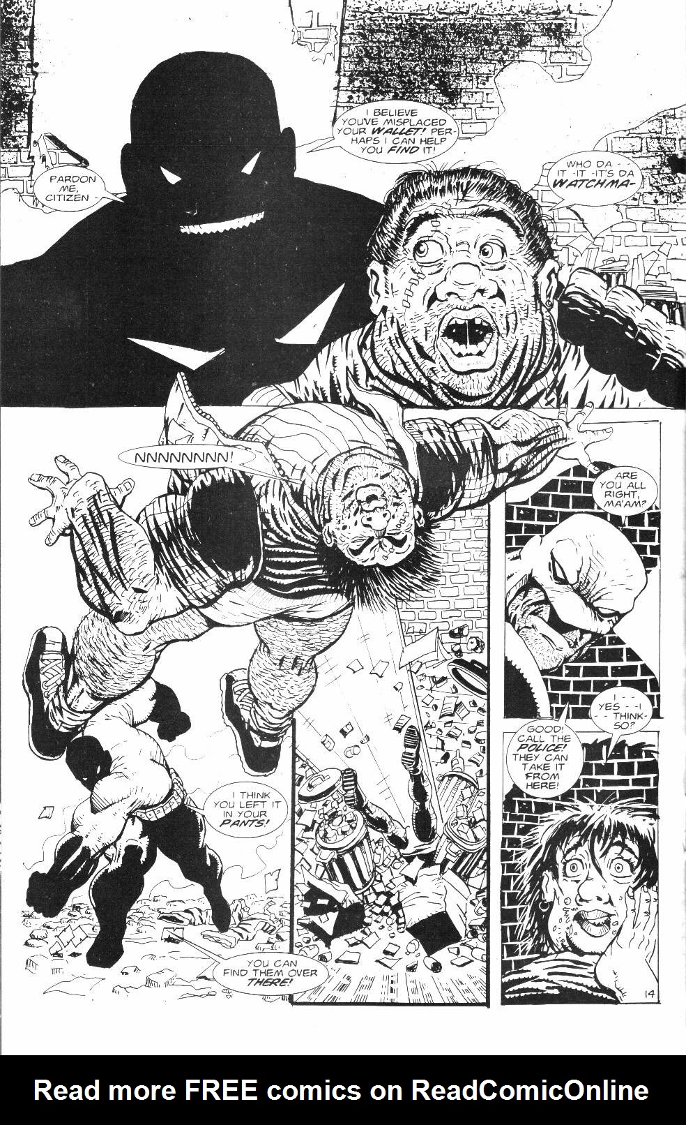 Read online Knight Watchman: Graveyard Shift comic -  Issue #1 - 16