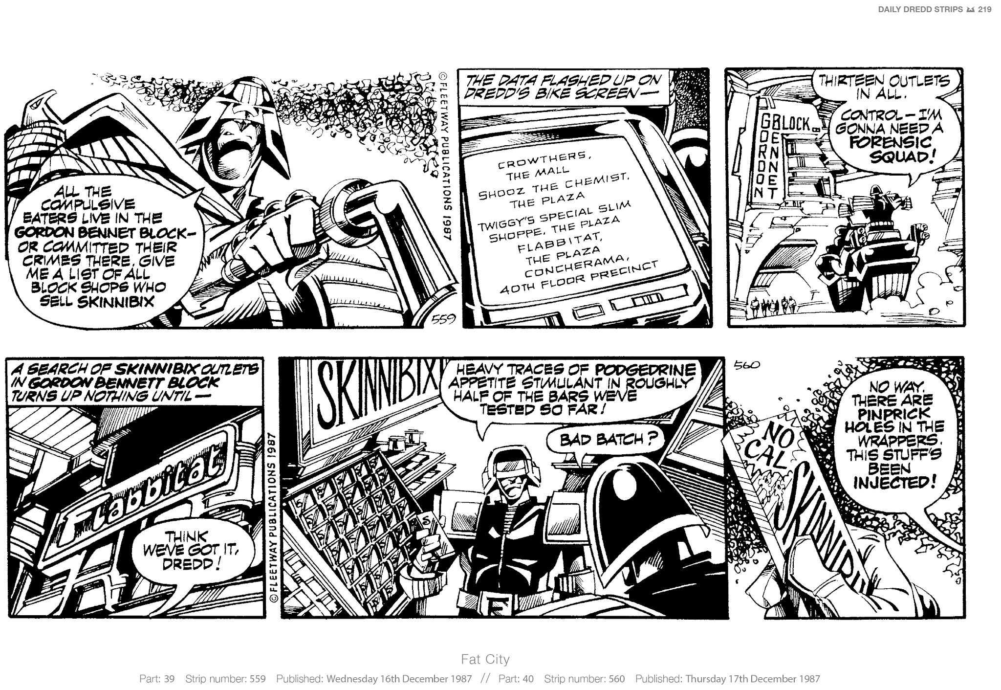 Read online Judge Dredd: The Daily Dredds comic -  Issue # TPB 2 - 222