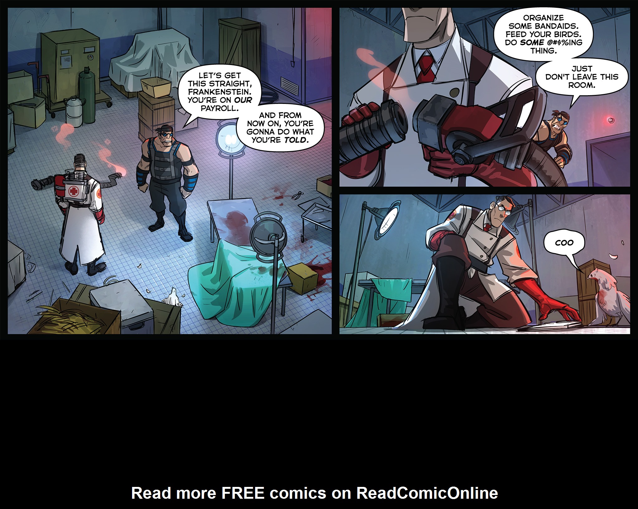 Read online Team Fortress 2 comic -  Issue #5 - 76
