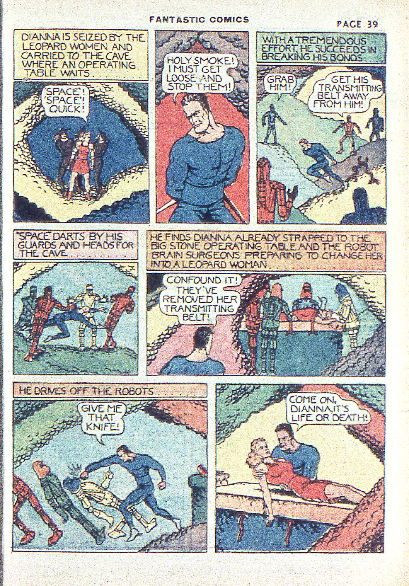 Read online Fantastic Comics comic -  Issue #3 - 41