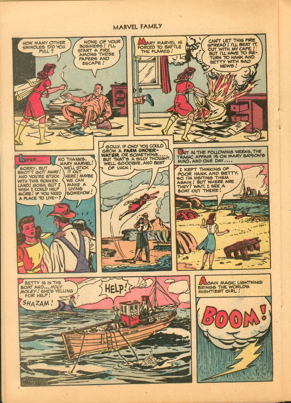 Read online The Marvel Family comic -  Issue #43 - 7