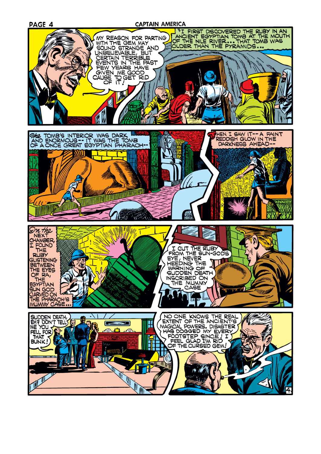Read online Captain America Comics comic -  Issue #8 - 7