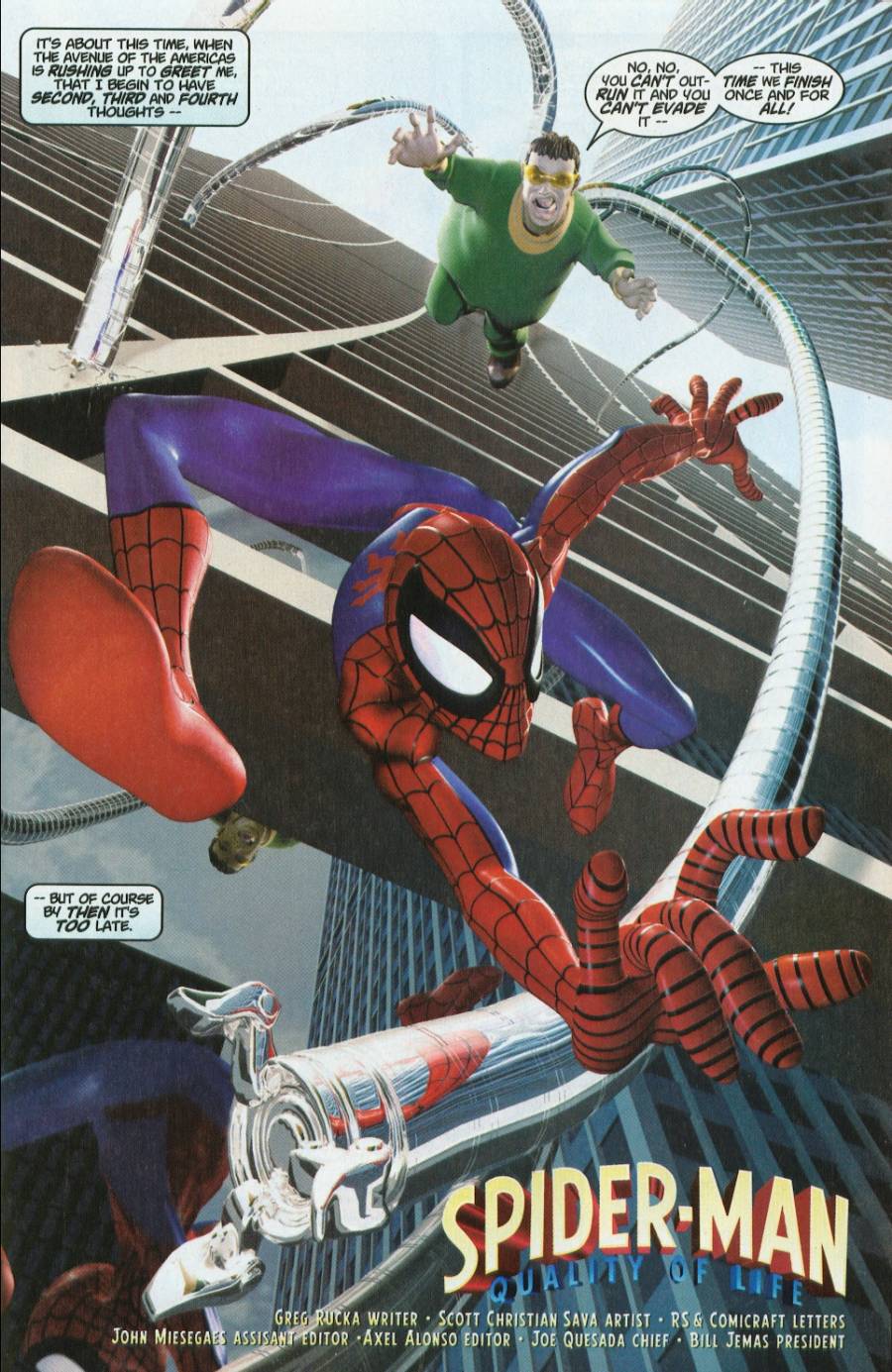 Read online Spider-Man: Quality of Life comic -  Issue #1 - 2