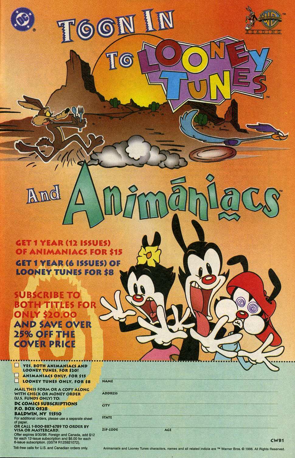 Read online Animaniacs comic -  Issue #13 - 27