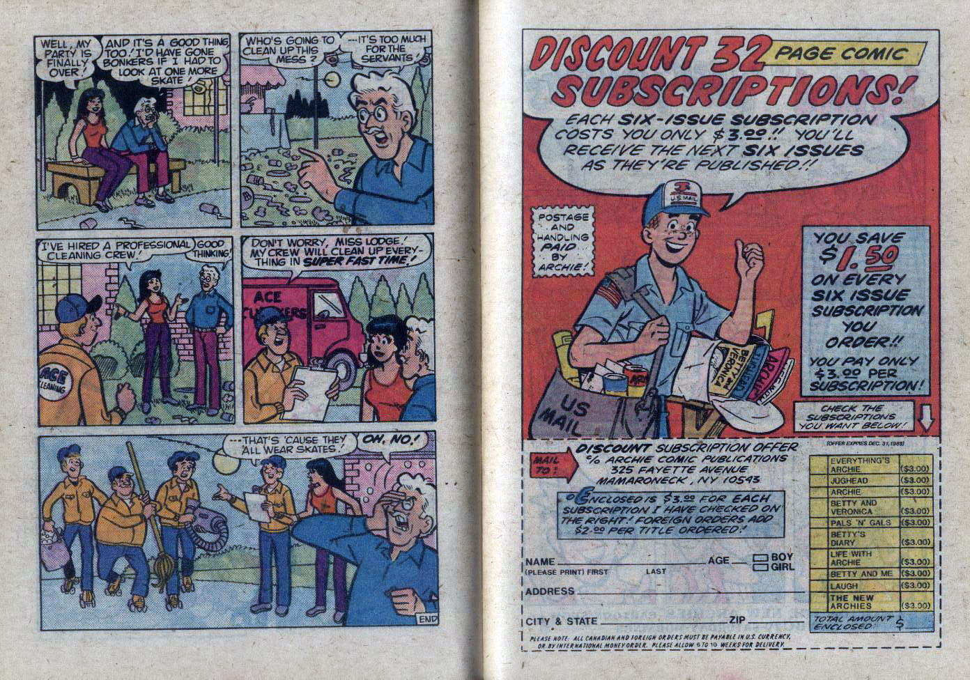 Read online Archie...Archie Andrews, Where Are You? Digest Magazine comic -  Issue #57 - 61
