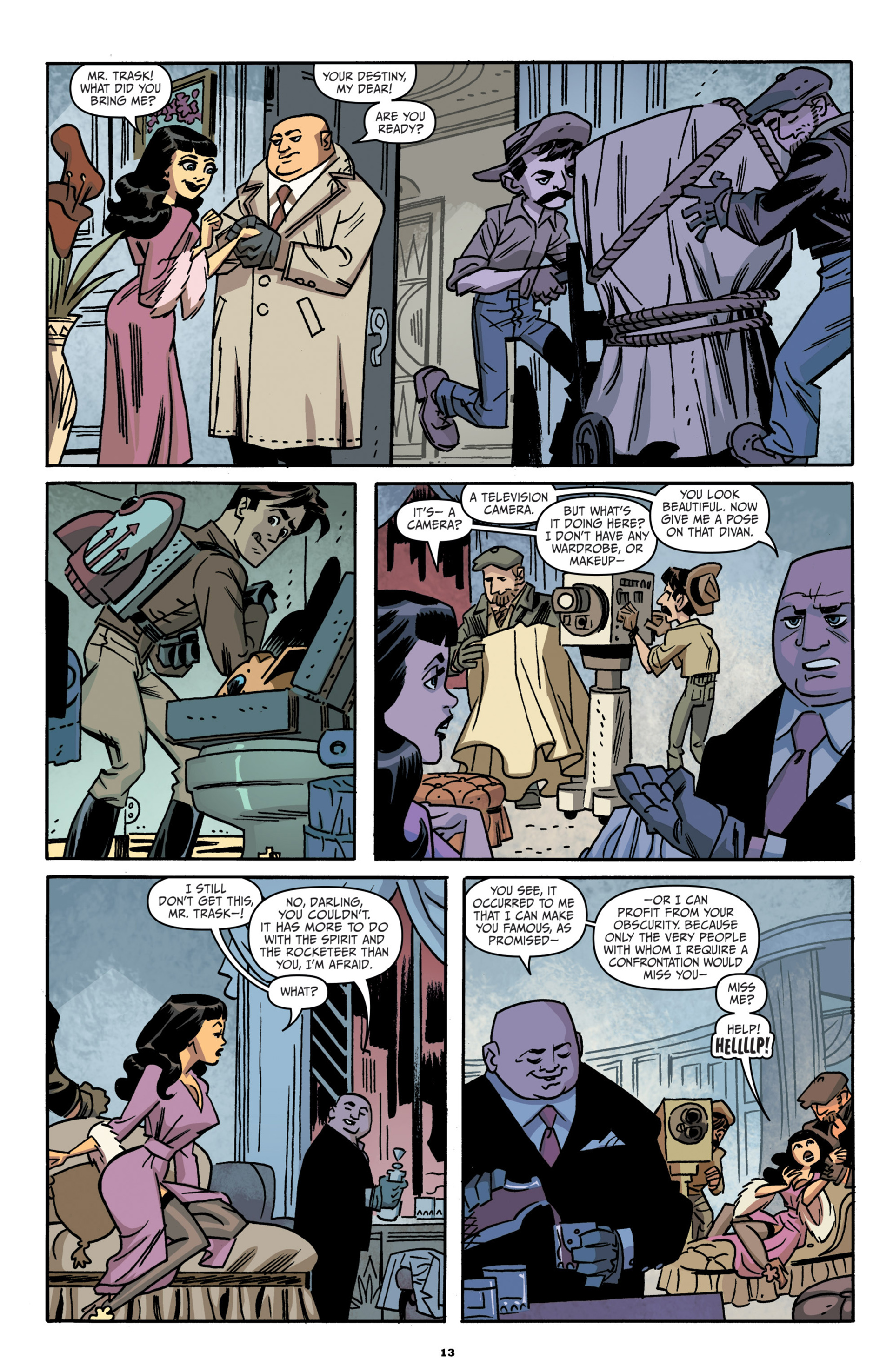 Read online The Rocketeer/The Spirit: Pulp Friction comic -  Issue #3 - 15
