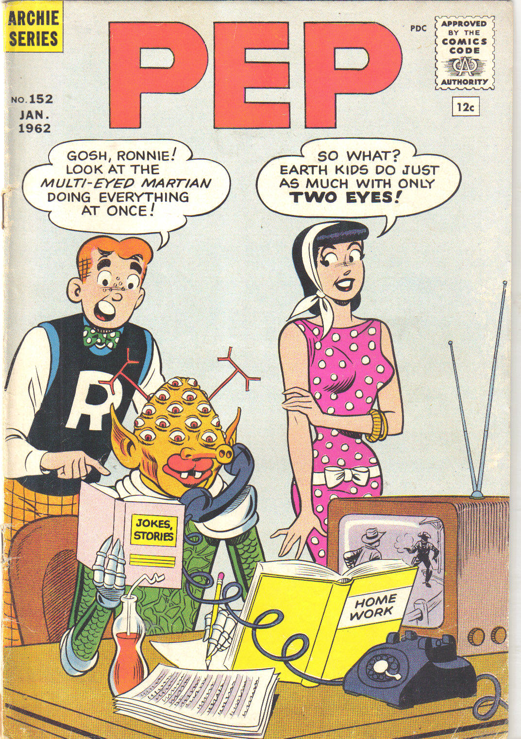 Read online Pep Comics comic -  Issue #152 - 1