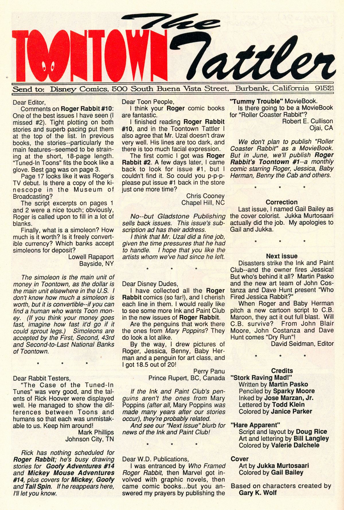 Read online Roger Rabbit comic -  Issue #13 - 34