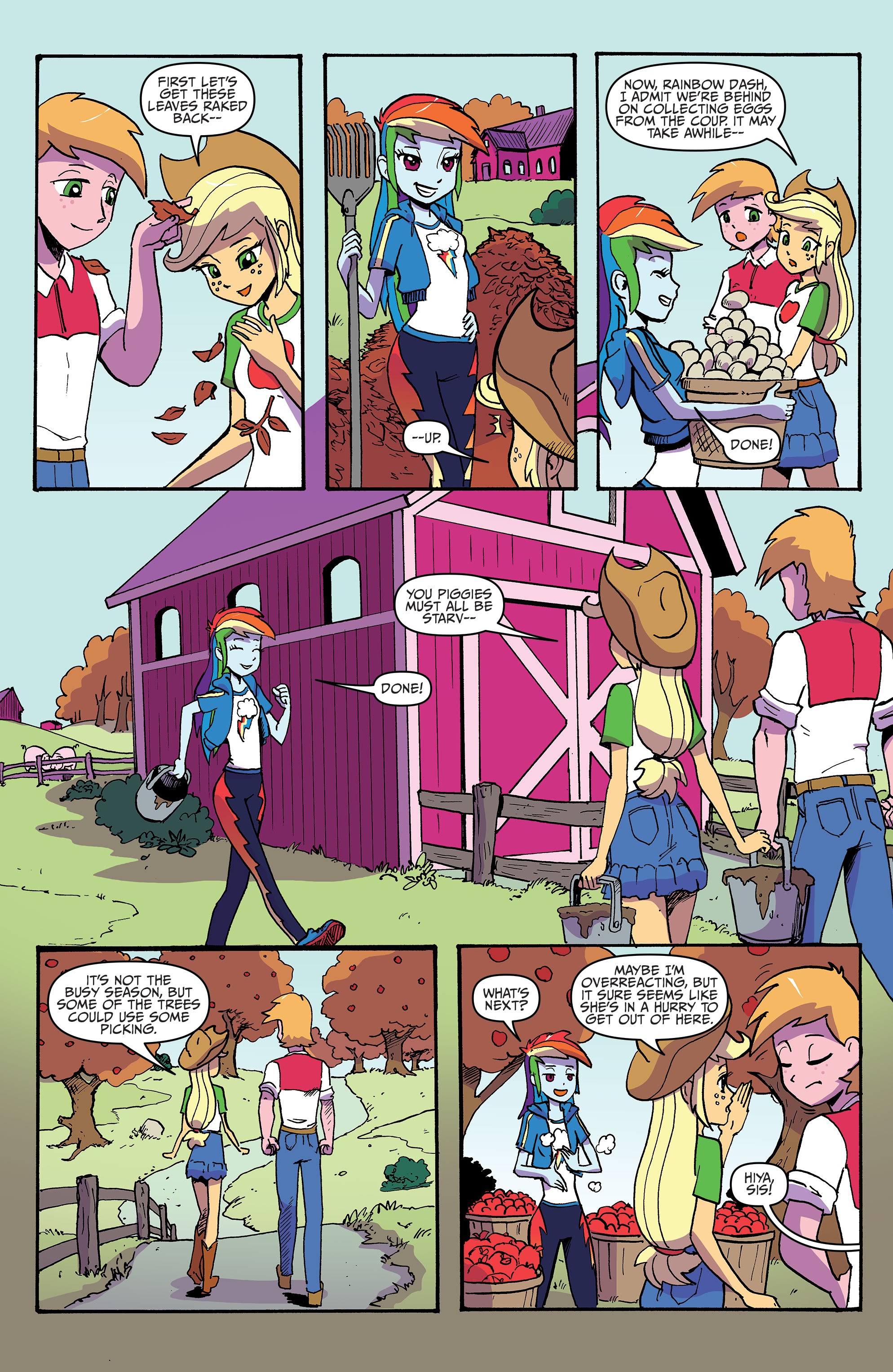 Read online My Little Pony Equestria Girls: Canterlot High: March Radness comic -  Issue # Full - 20