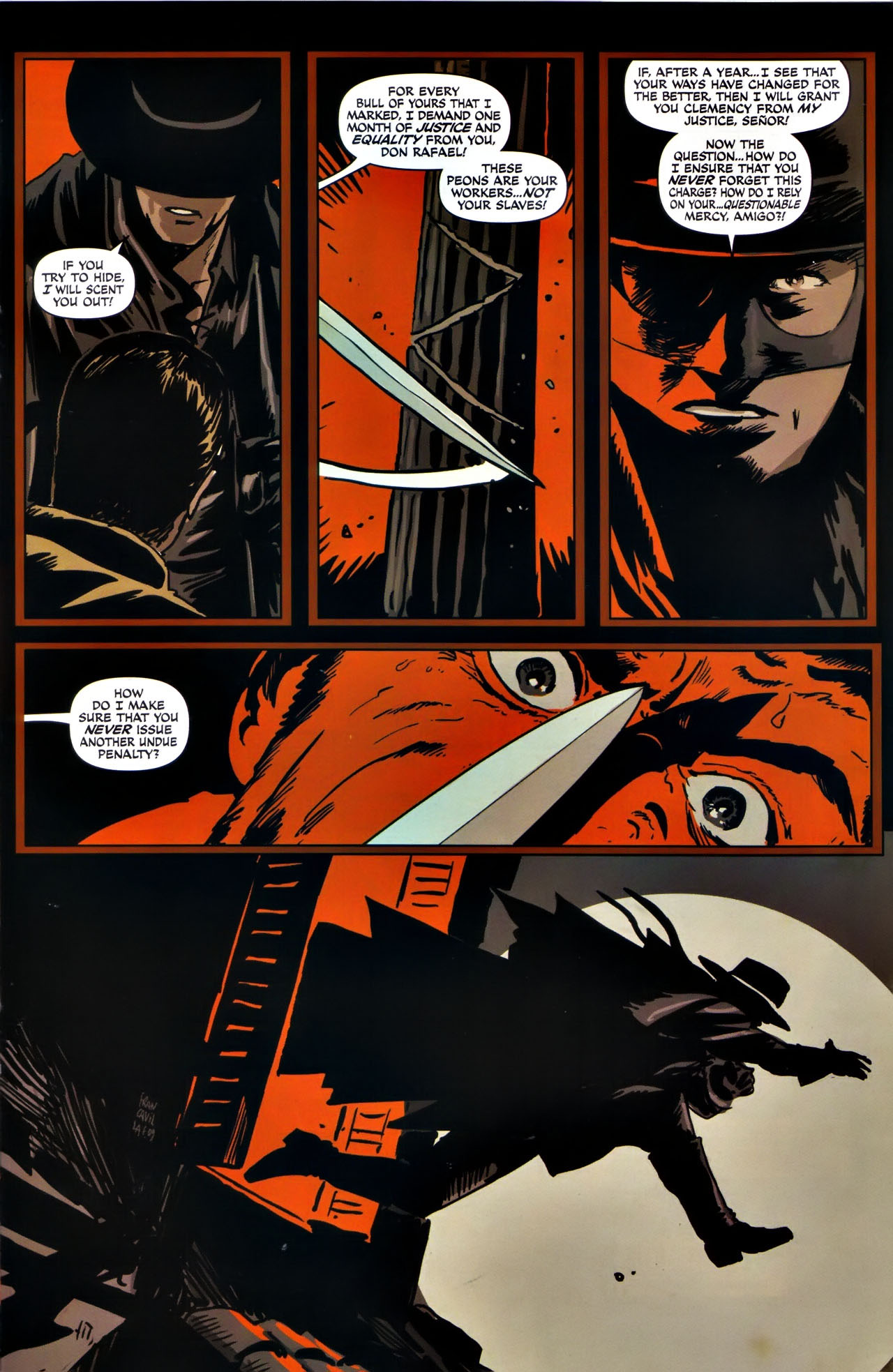 Read online Zorro (2008) comic -  Issue #17 - 20
