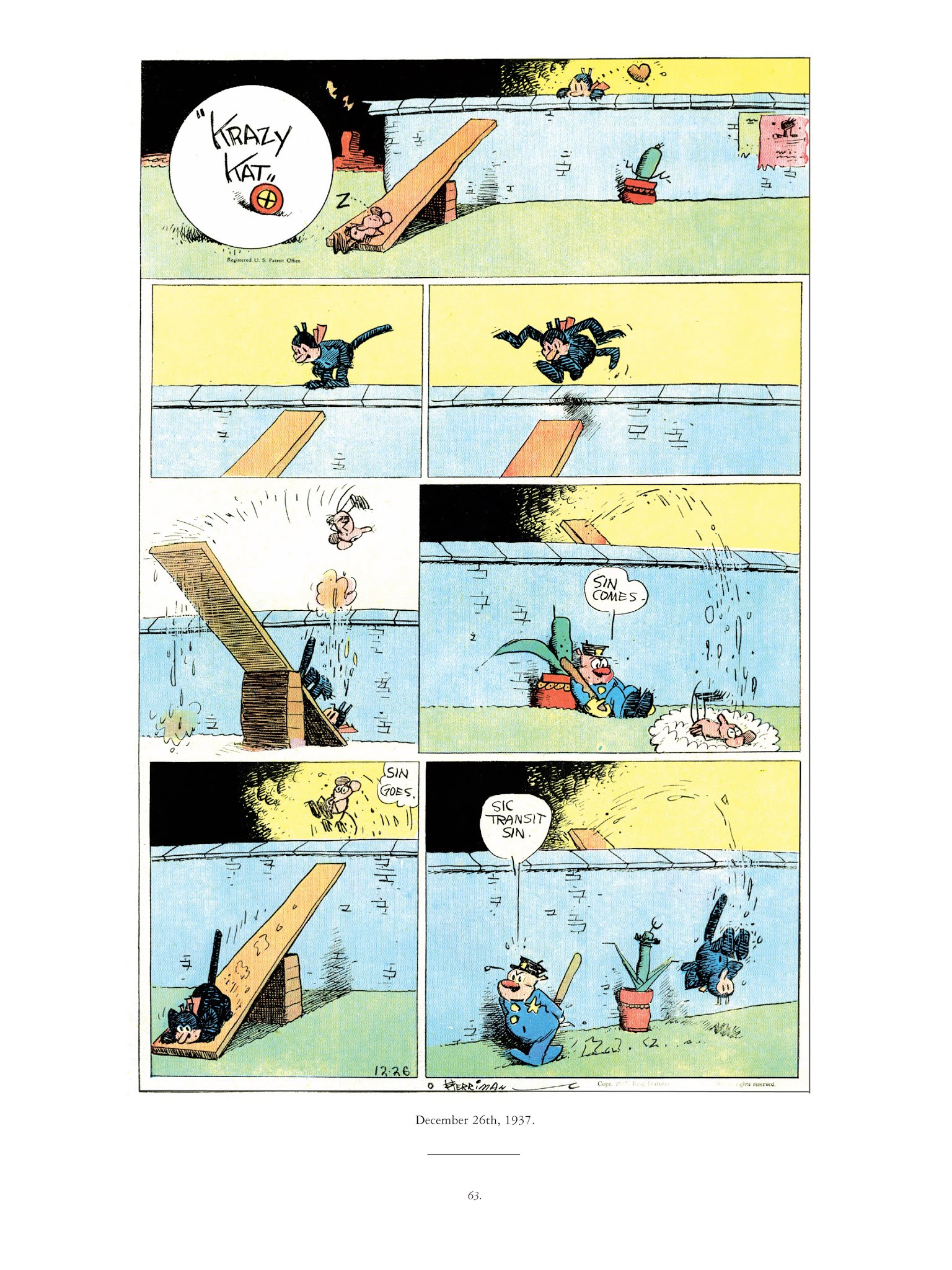 Read online Krazy & Ignatz comic -  Issue # TPB 10 - 61