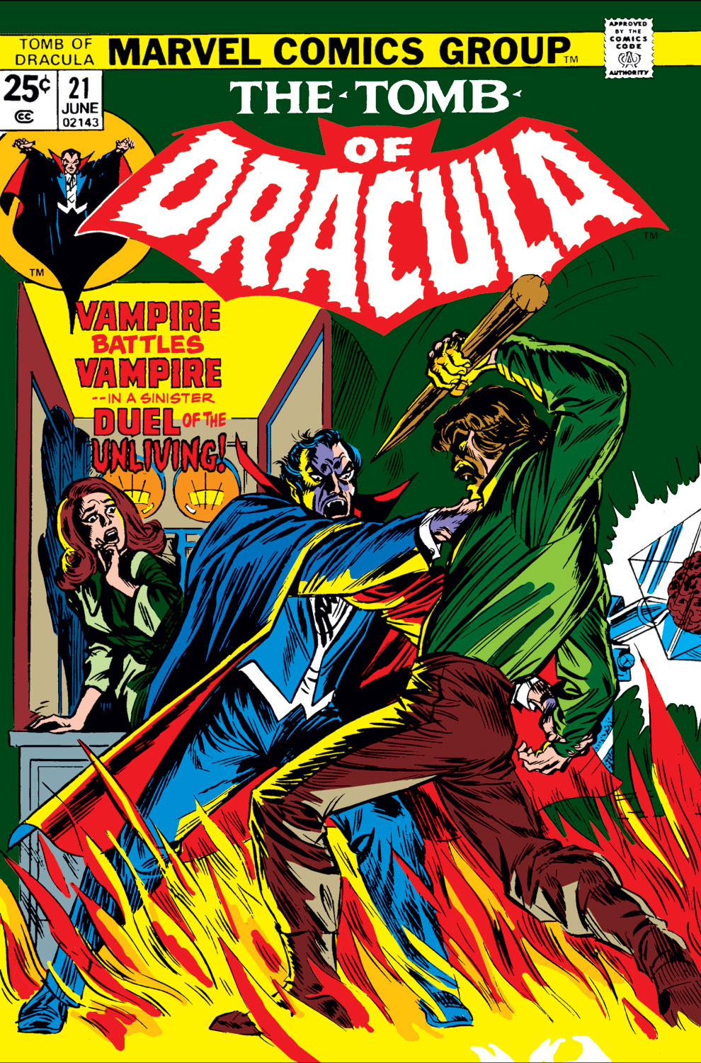 Read online Tomb of Dracula (1972) comic -  Issue #21 - 1