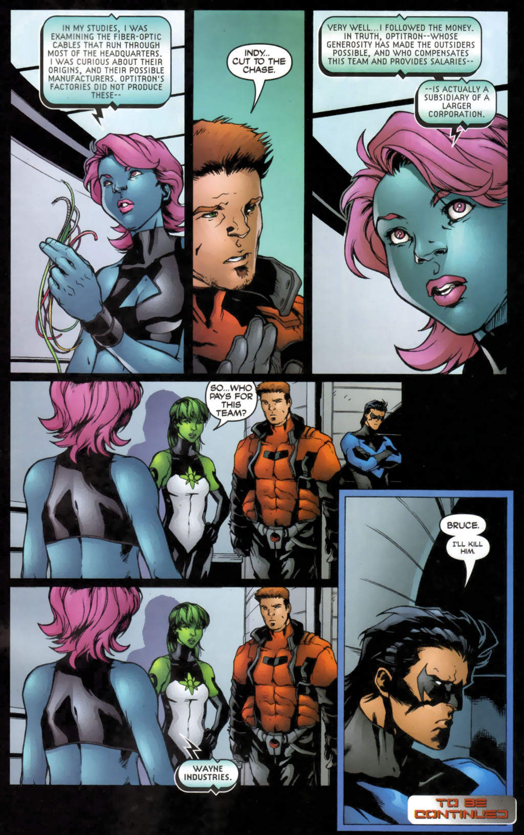 Read online Outsiders (2003) comic -  Issue #20 - 22