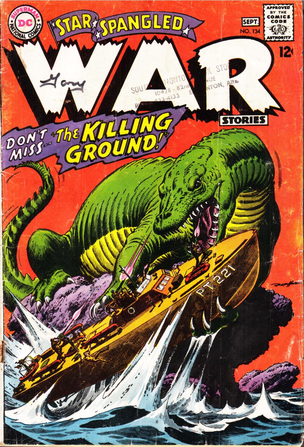 Read online Star Spangled War Stories (1952) comic -  Issue #134 - 1