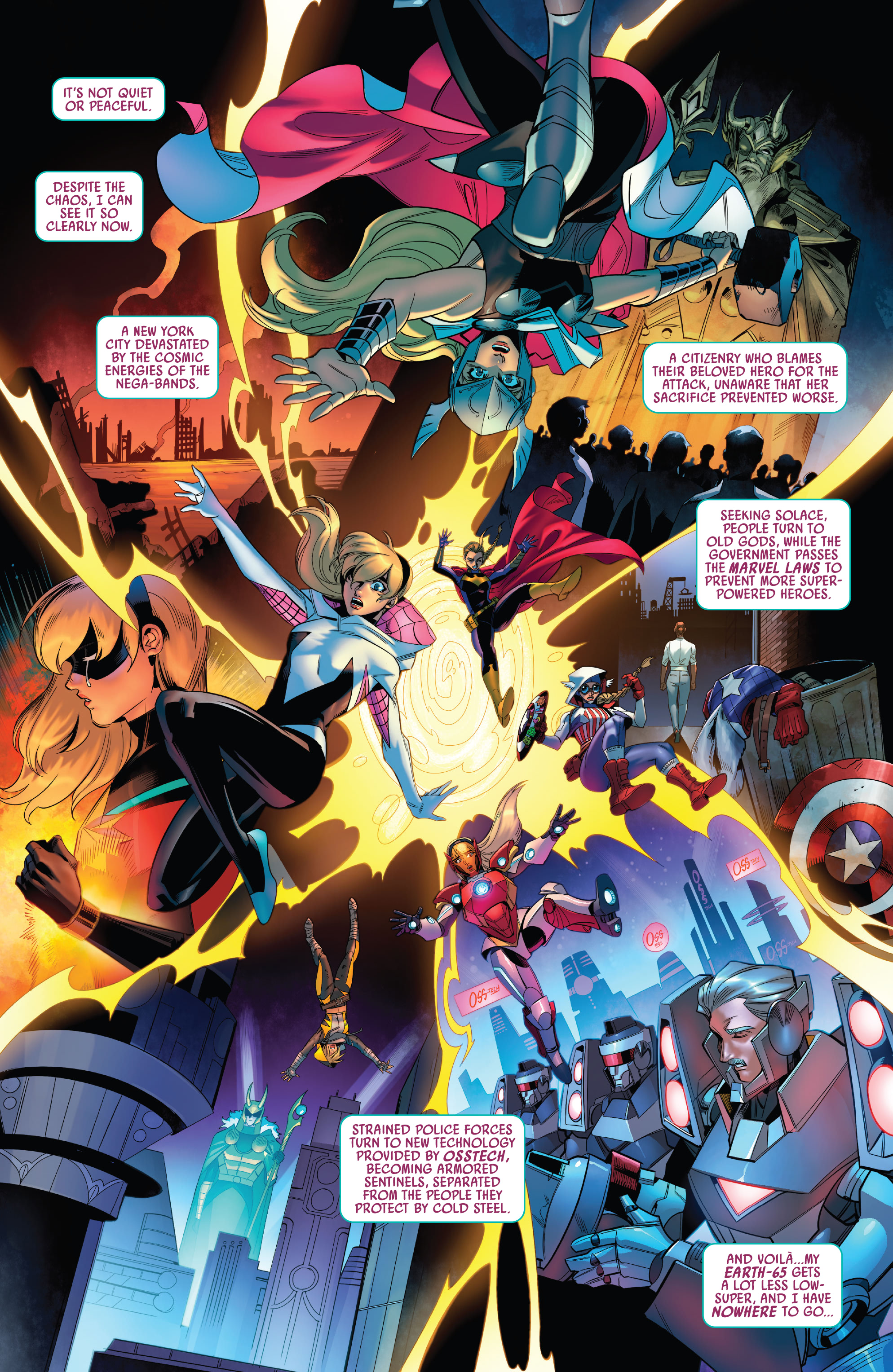 Read online Spider-Gwen: Gwenverse comic -  Issue #4 - 21