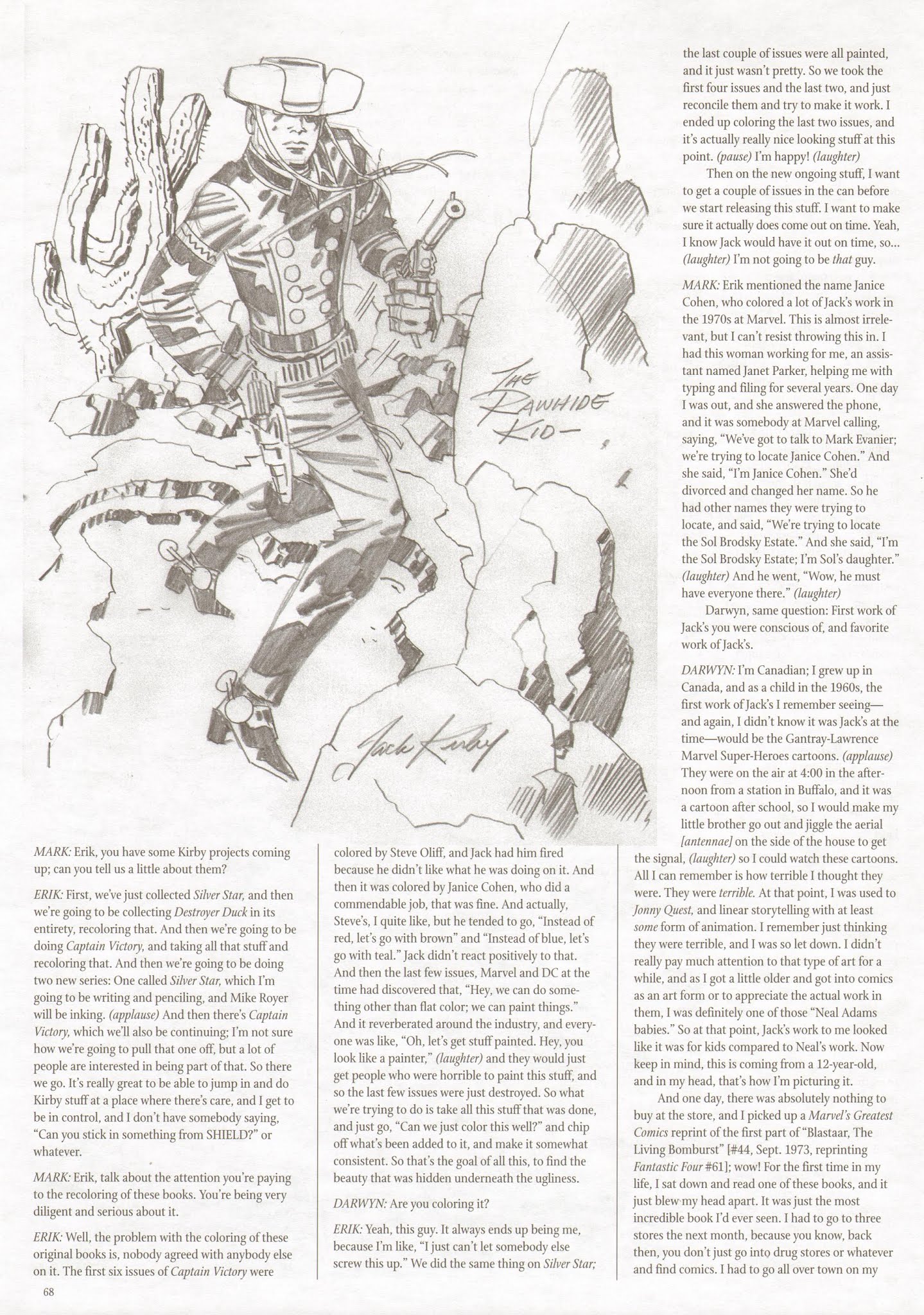 Read online The Jack Kirby Collector comic -  Issue #51 - 67