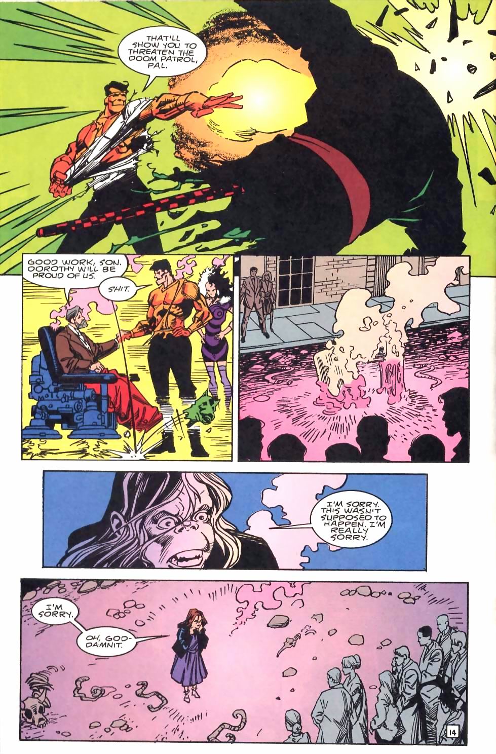 Read online Doom Patrol (1987) comic -  Issue #64 - 16