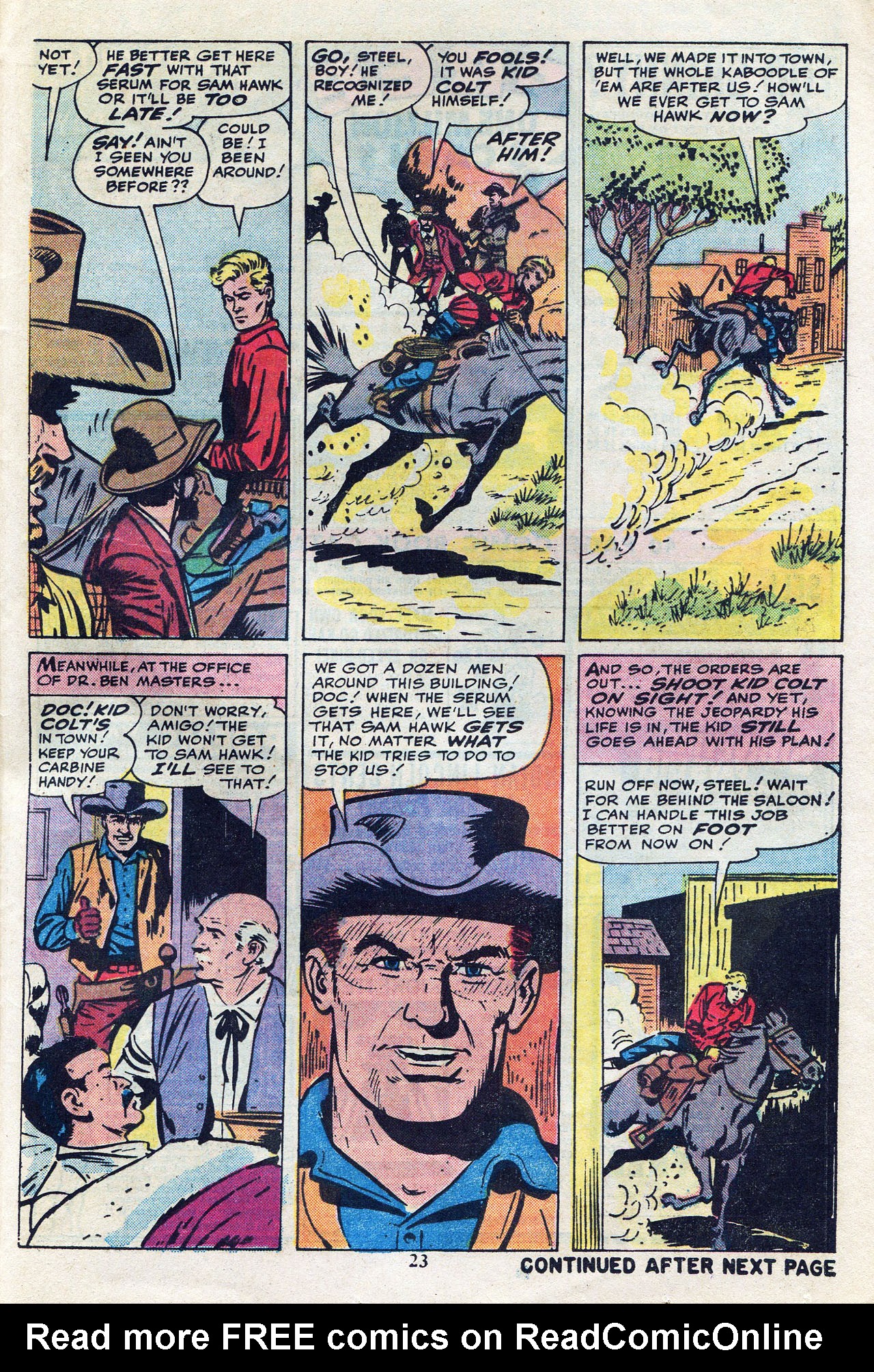 Read online Kid Colt Outlaw comic -  Issue #181 - 24