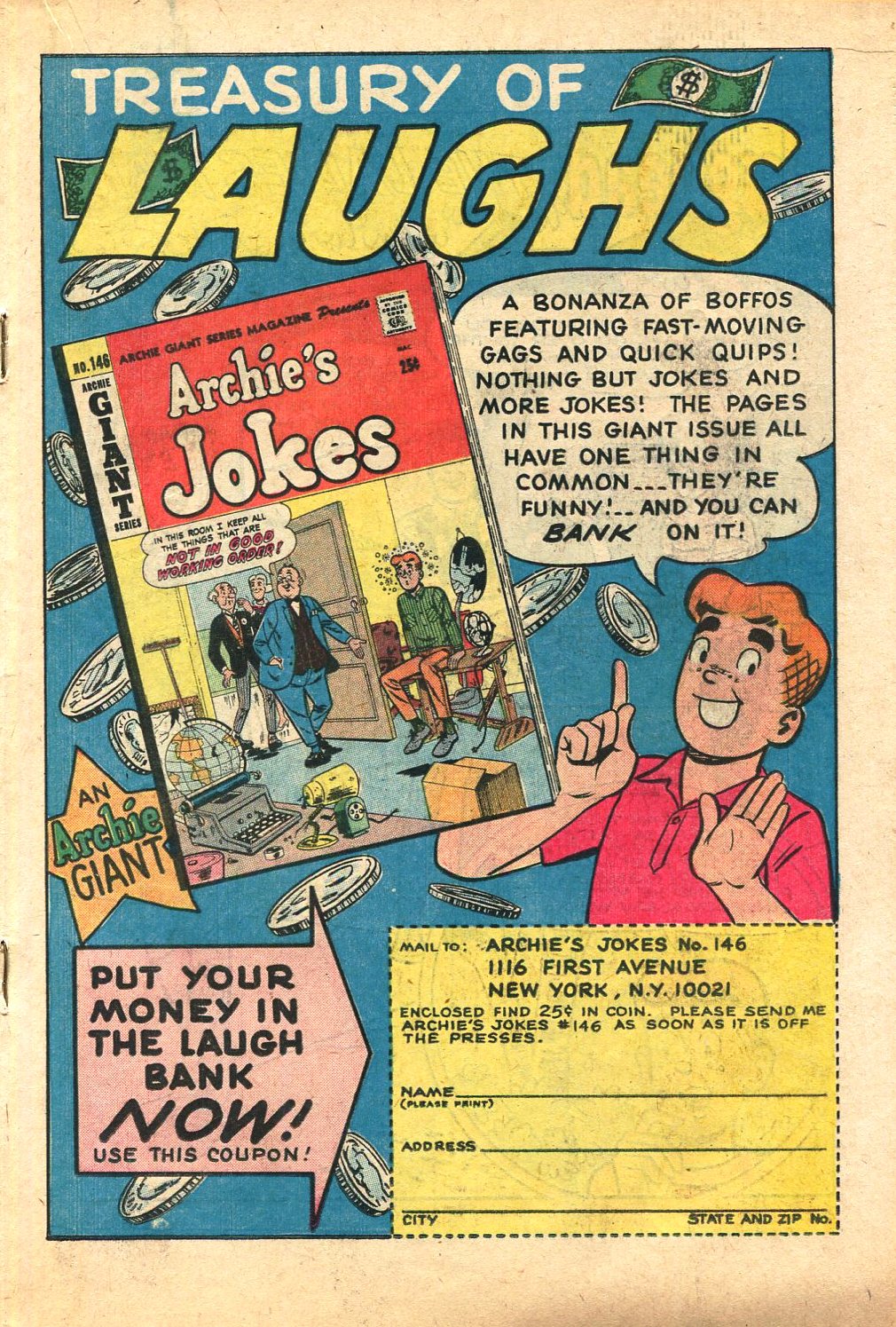 Read online Jughead (1965) comic -  Issue #146 - 19