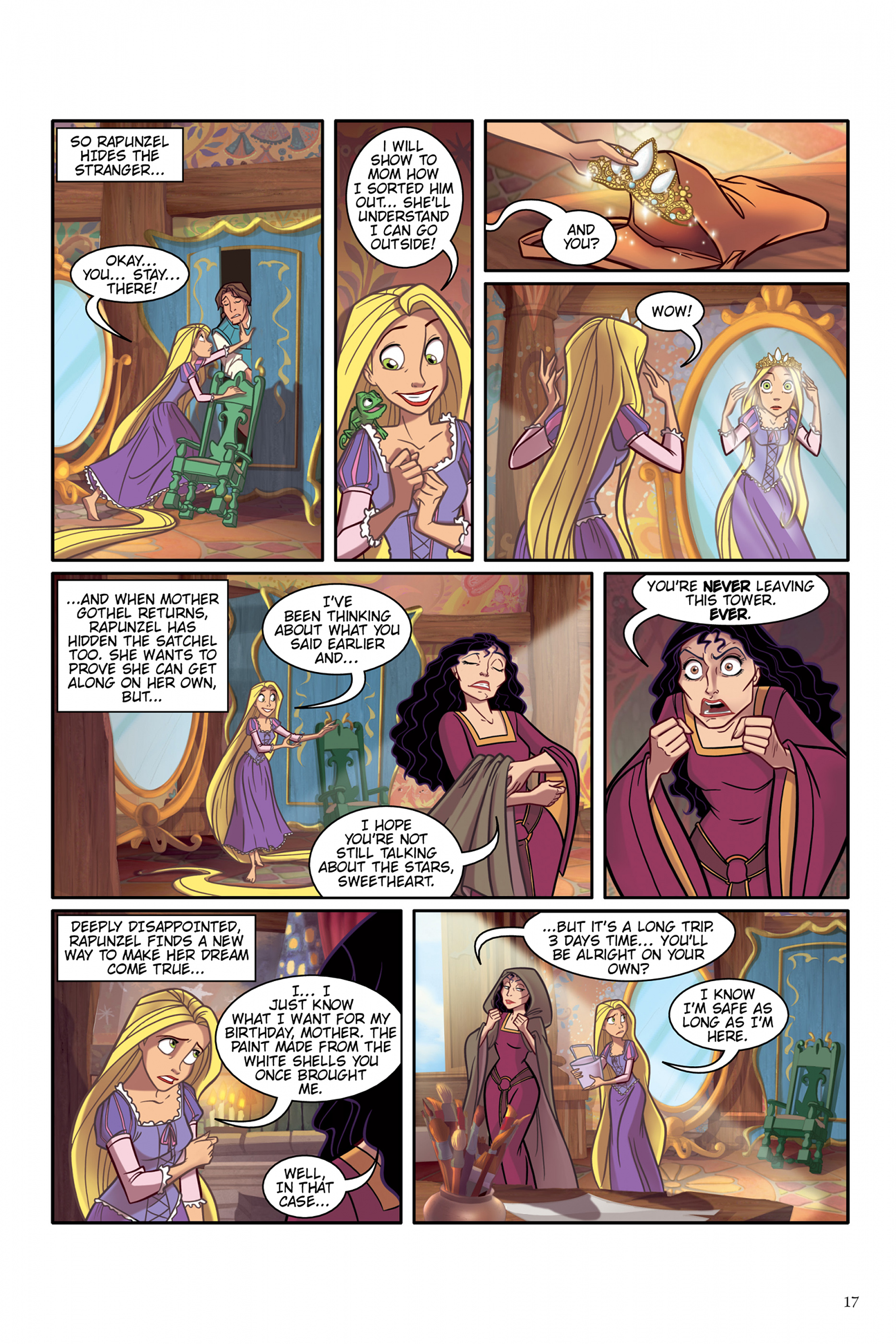 Read online Disney Tangled: The Story of the Movie in Comics comic -  Issue # Full - 19