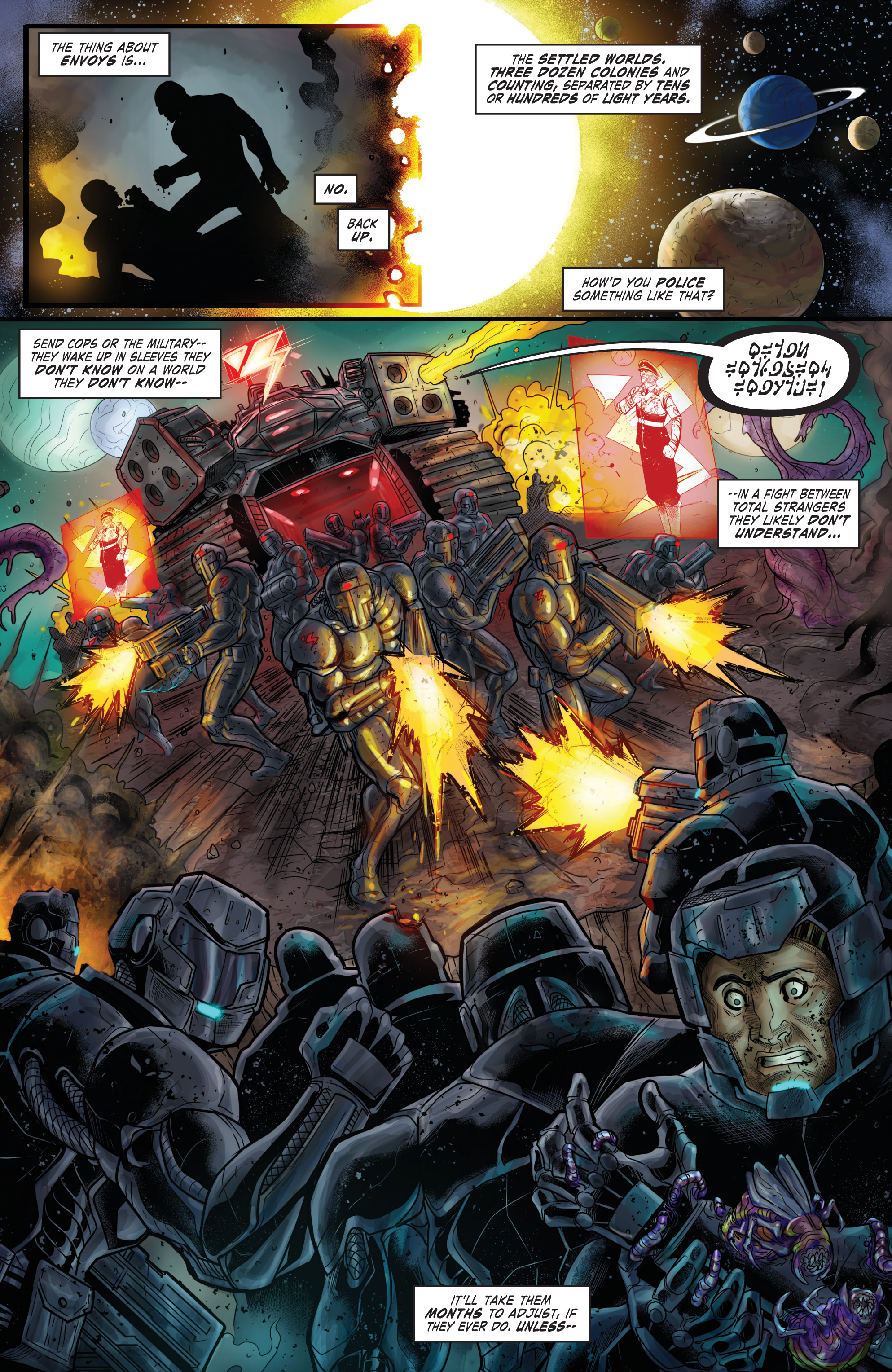 Read online Altered Carbon: Download Blues comic -  Issue # TPB - 63