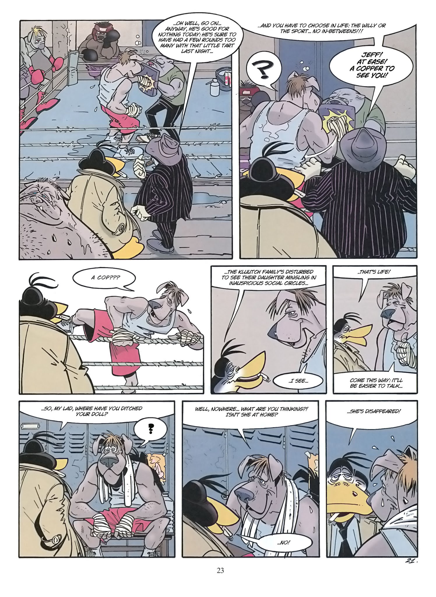 Read online Une enquête de l'inspecteur Canardo comic -  Issue #9 - 24