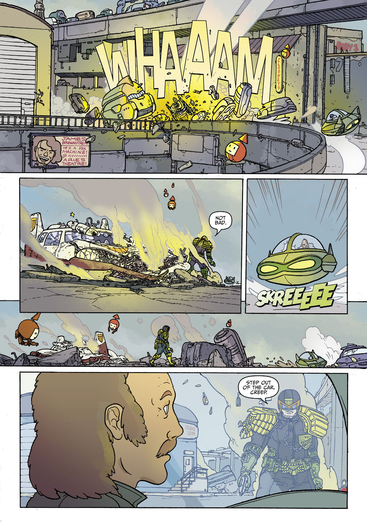 Read online Judge Dredd Megazine (Vol. 5) comic -  Issue #451 - 100