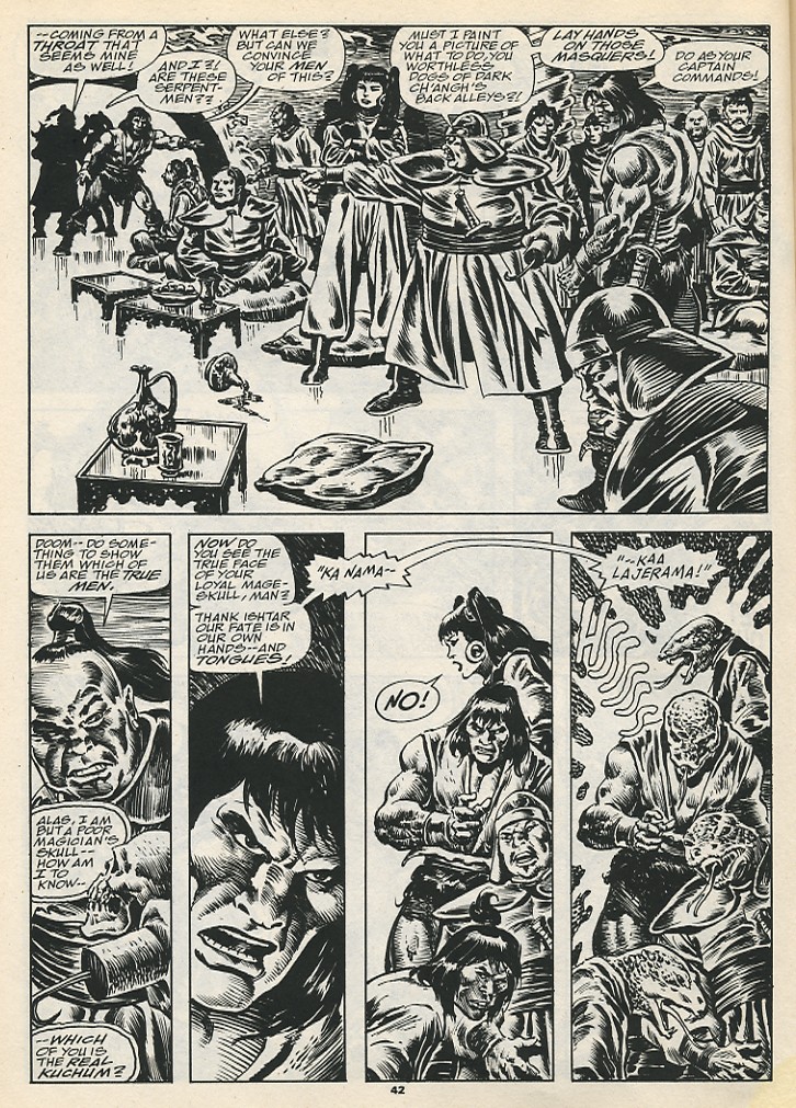 Read online The Savage Sword Of Conan comic -  Issue #192 - 44